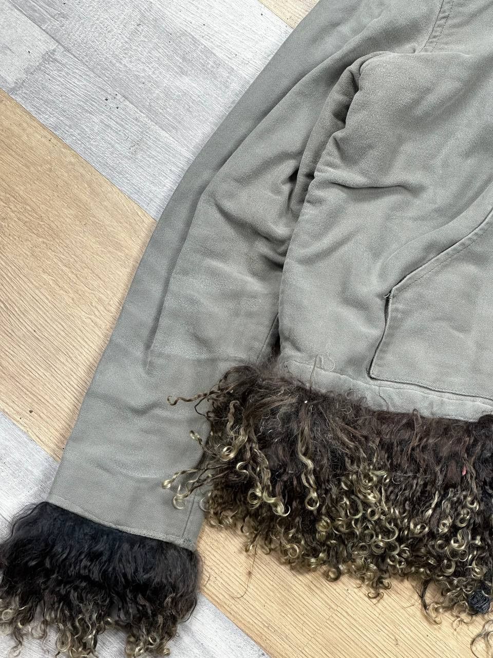 Japanese Brand Crazy Y2K Abercrombie Style Avant Garde Slim Fur Hoodie Size US S / EU 44-46 / 1 - 6 Thumbnail