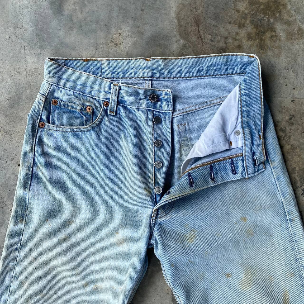 Levi's × Vintage VINTAGE 1989 LEVIS 501XXSTONEWASH DIRTY 555 BUTTON W29X32.5 Size US 29 - 12 Thumbnail