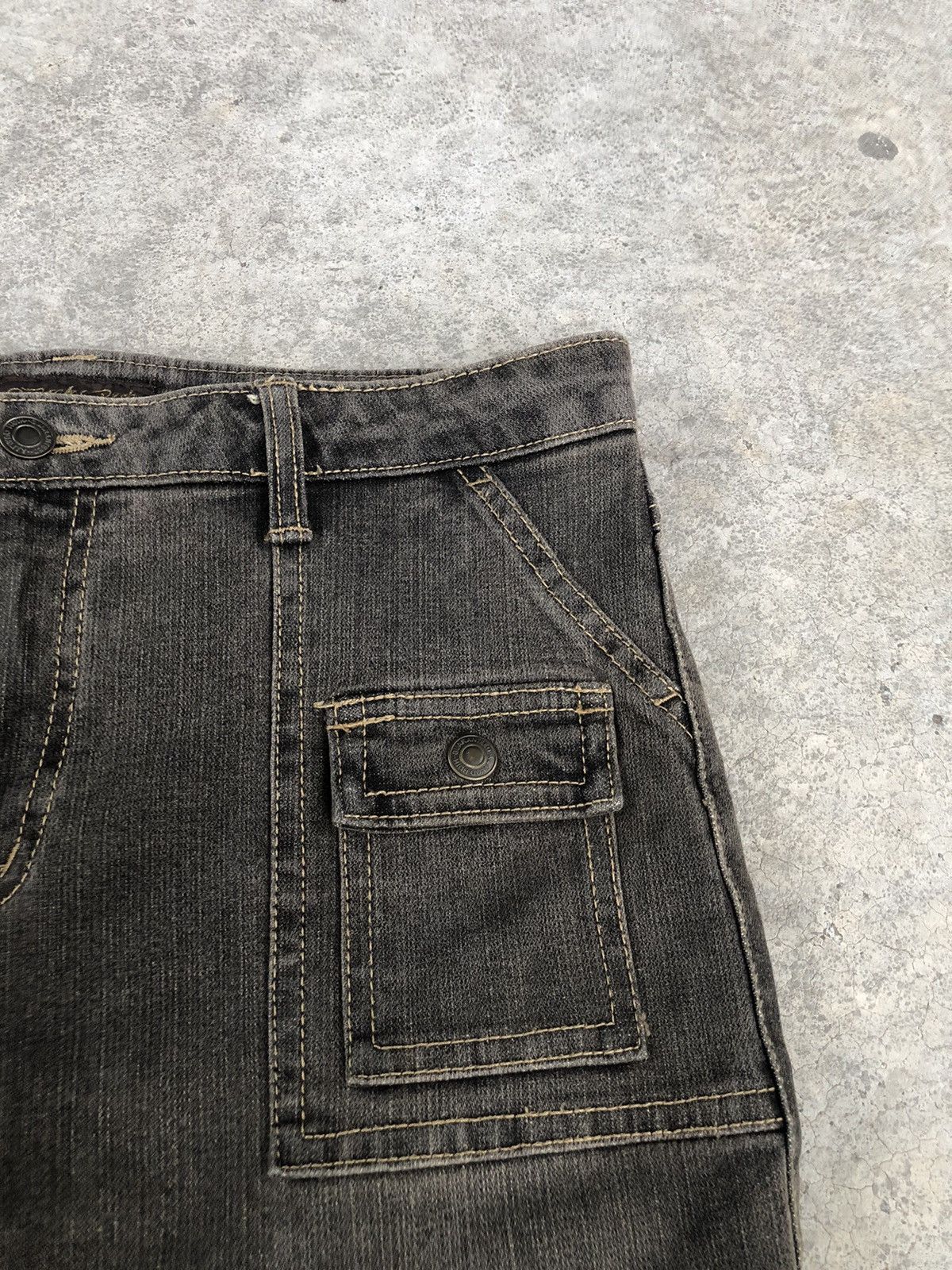 If Six Was Nine Japanese Back Rush Flared Jeans Distressed Size US 30 / EU 46 - 15 Thumbnail