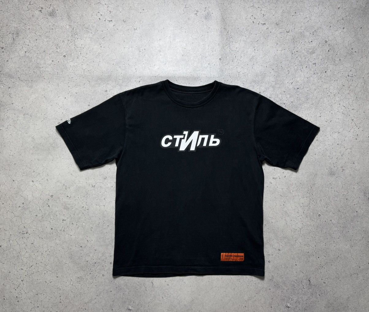 Heron Preston Heron Preston Стиль Big Logo Black T-Shirt Luxury Size S Size US S / EU 44-46 / 1 - 2 Thumbnail