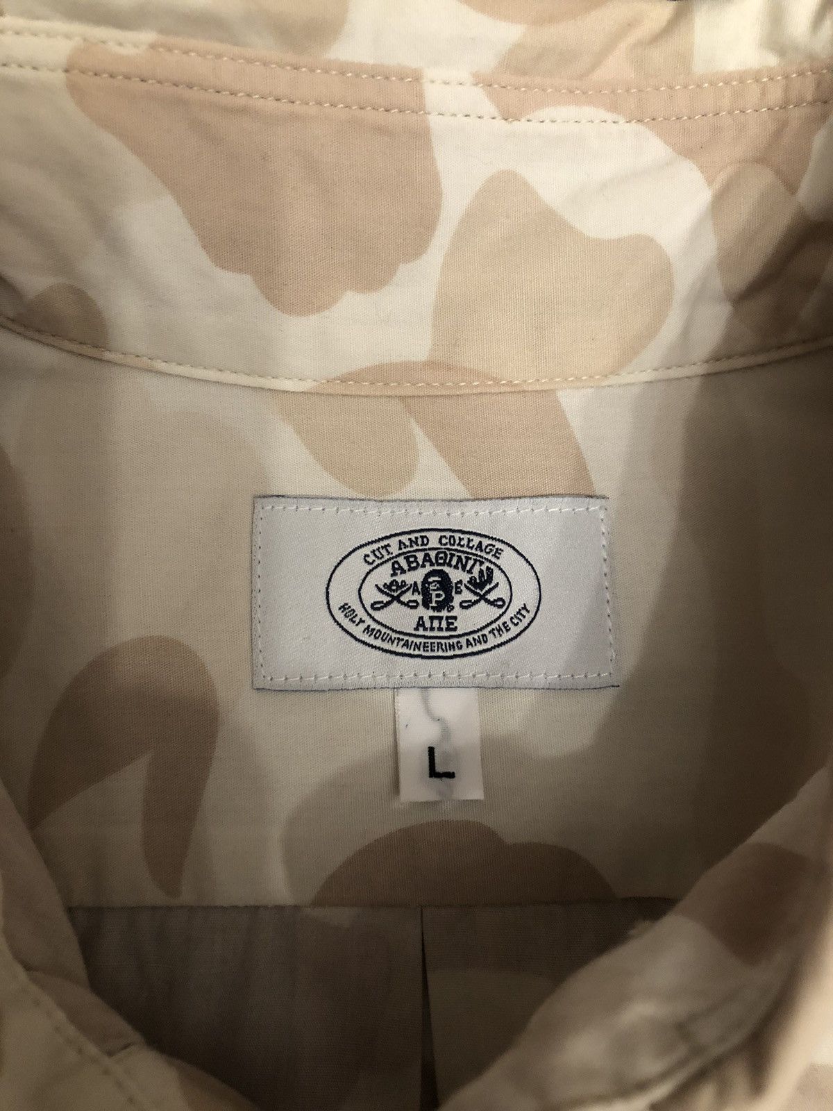 Bape 1st Camo One Point BD S/S Shirt Size US L / EU 52-54 / 3 - 3 Thumbnail