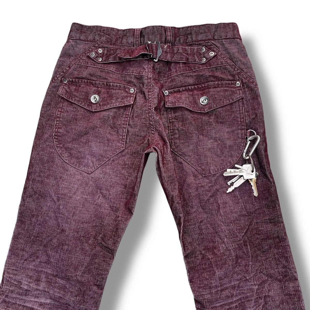 Isamu Katayama Backlash 🇯🇵 SEMANTIC DESIGN CORDUROY BUCKLE PANTS Size US 28 / EU 44 - 10 Thumbnail