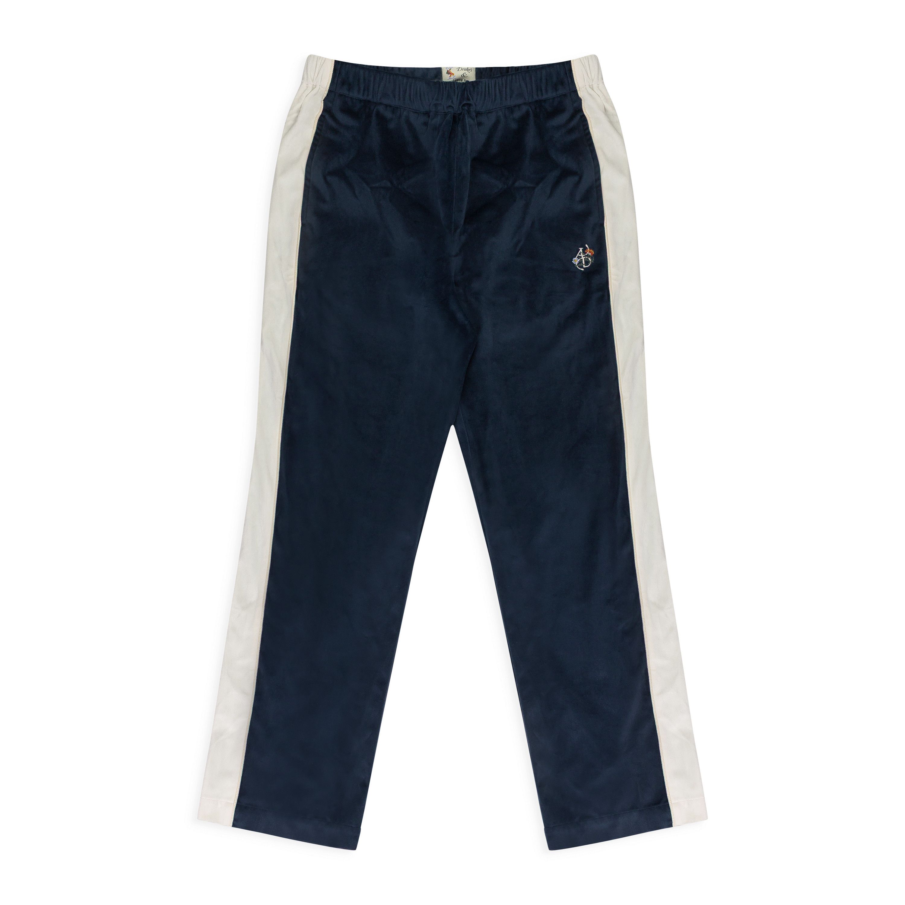Aime Leon Dore Aime Leon Dore NAVY DRAKE'S VELVET TRACK PANTS SIZE
