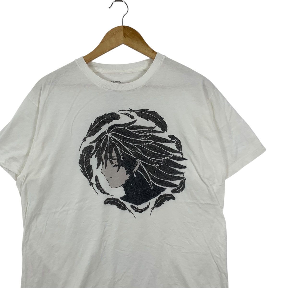 Anime HOWL’S MOVING CASTLE Hayao Miyazaki Wizard L Tee Shirt Top Size US L / EU 52-54 / 3 - 4 Thumbnail