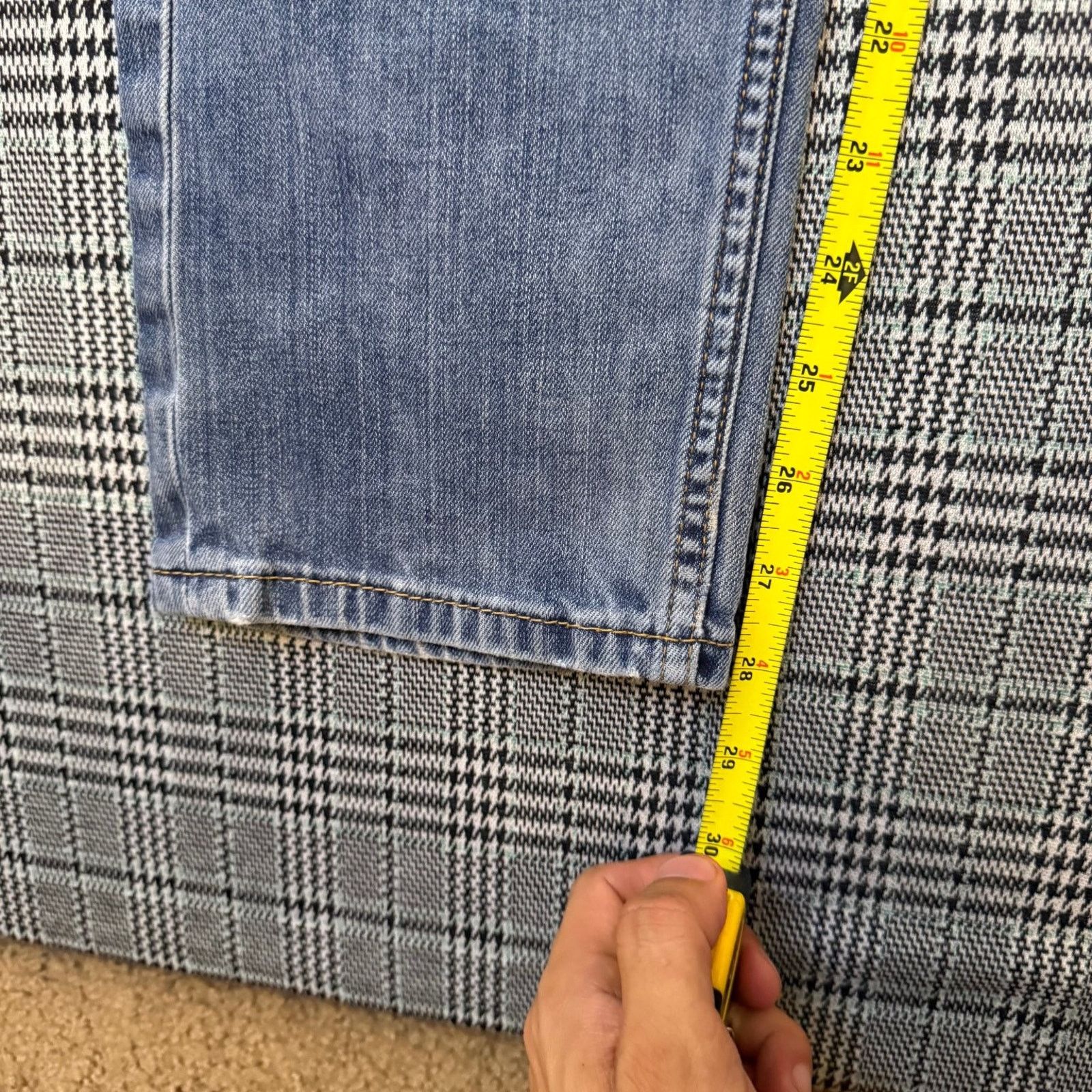 Levi's Levi's 522 Men's Jeans Light Blue Wash 30x32 Denim Stretch Size US 30 / EU 46 - 6 Thumbnail