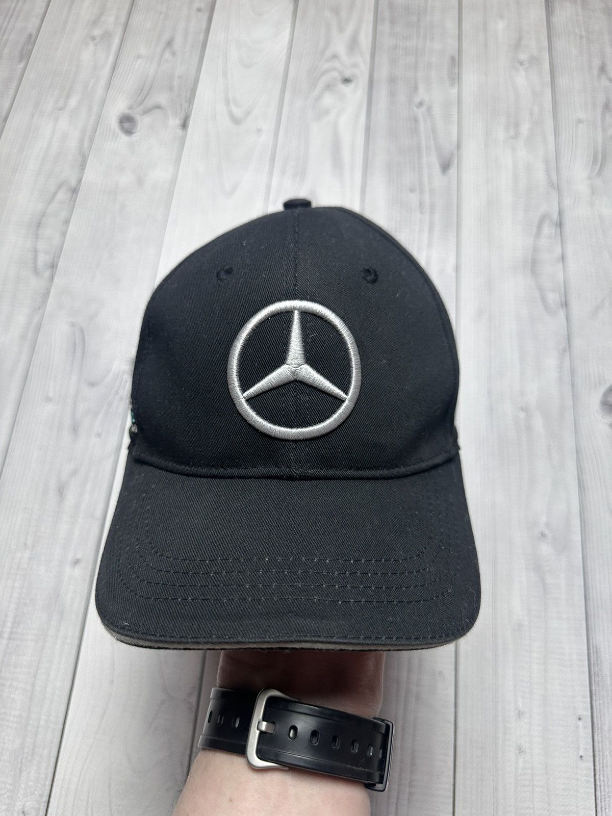 Mercedes-Benz × Vintage Vintage Mercedes Benz AMG racing cap logo black Size ONE SIZE - 2 Thumbnail