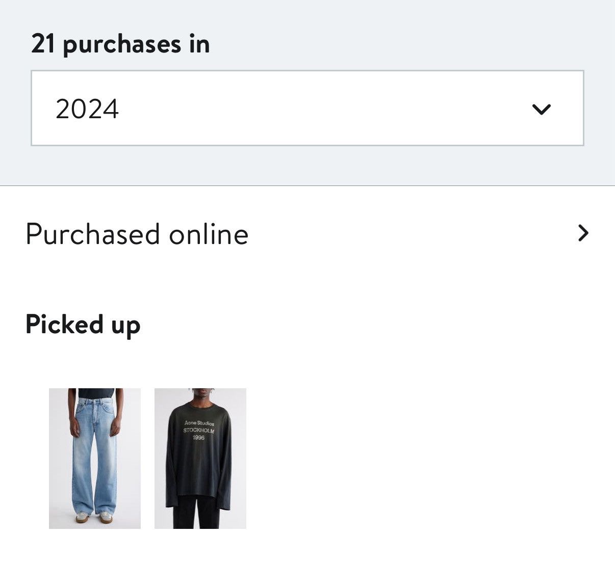 Acne Studios 2024 Men’s Loose Bootcut Jeans by Acne Studios Size US 31 - 7 Thumbnail