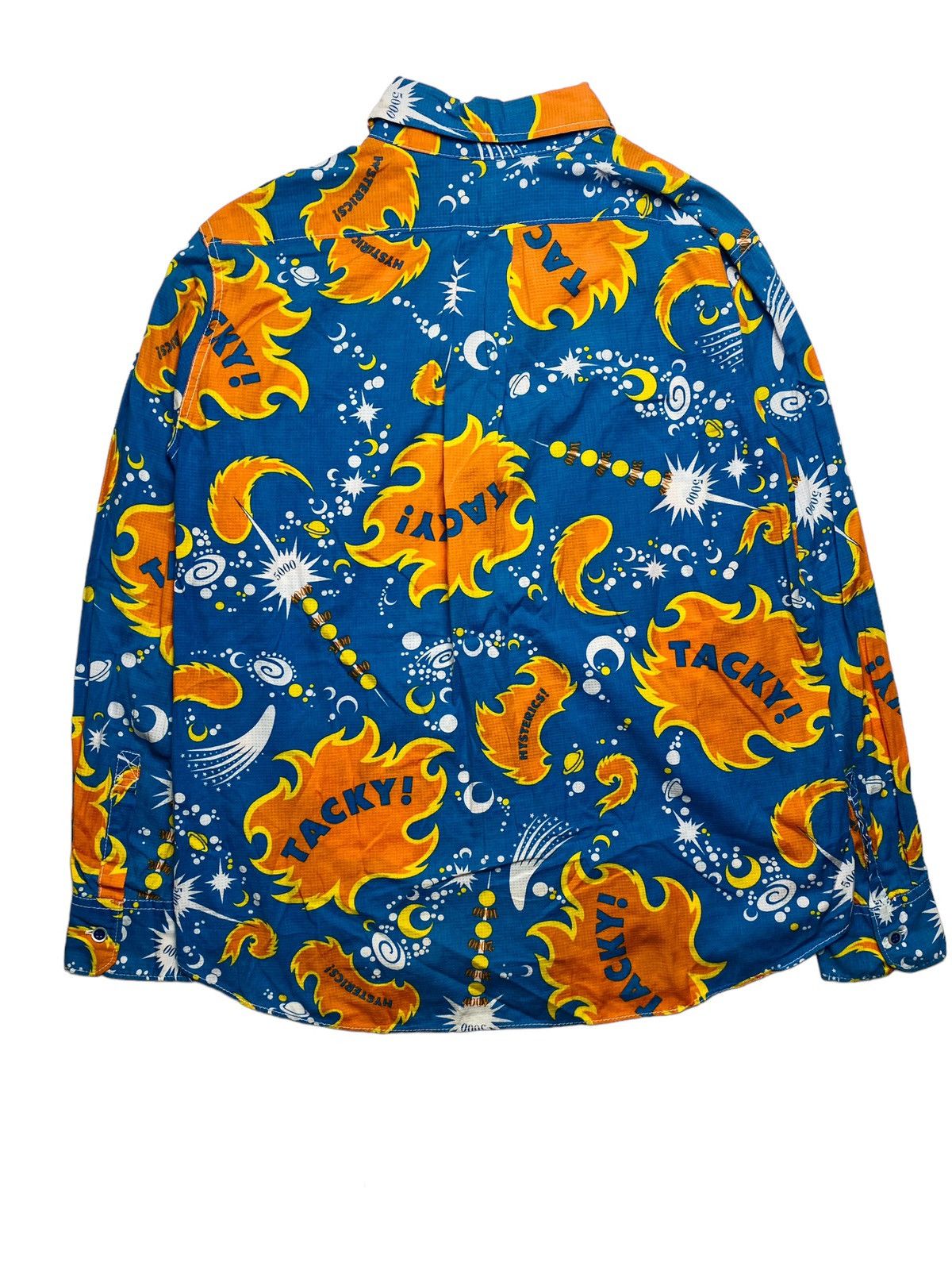 Hysteric Glamour 1990s Hysteric Glamour - Tacky Flame Shirt Size US M / EU 48-50 / 2 - 2 Thumbnail
