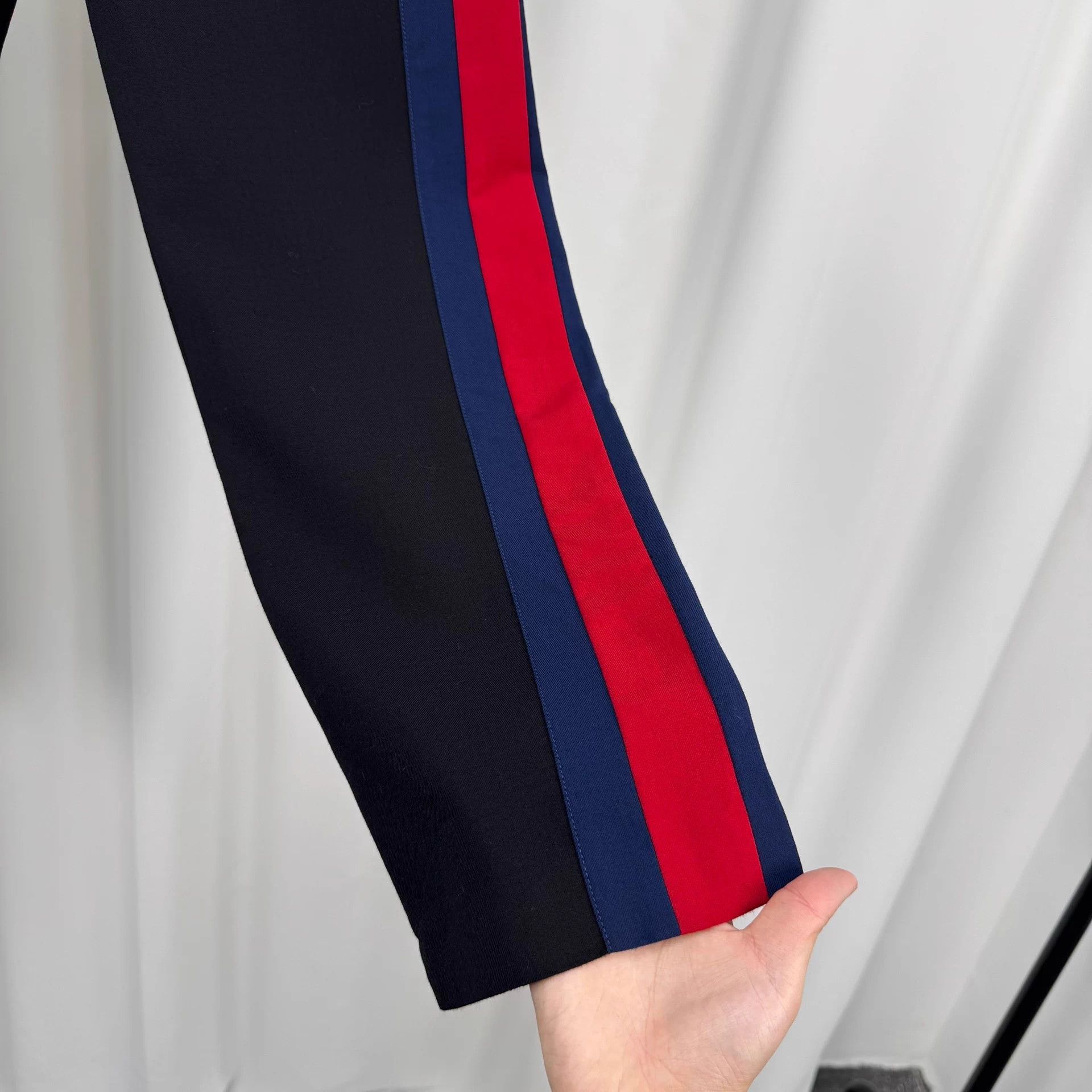 Gucci Gucci Stripe Webbing Wool Casual Pants 44 99 New Size US 28 / EU 44 - 4 Thumbnail