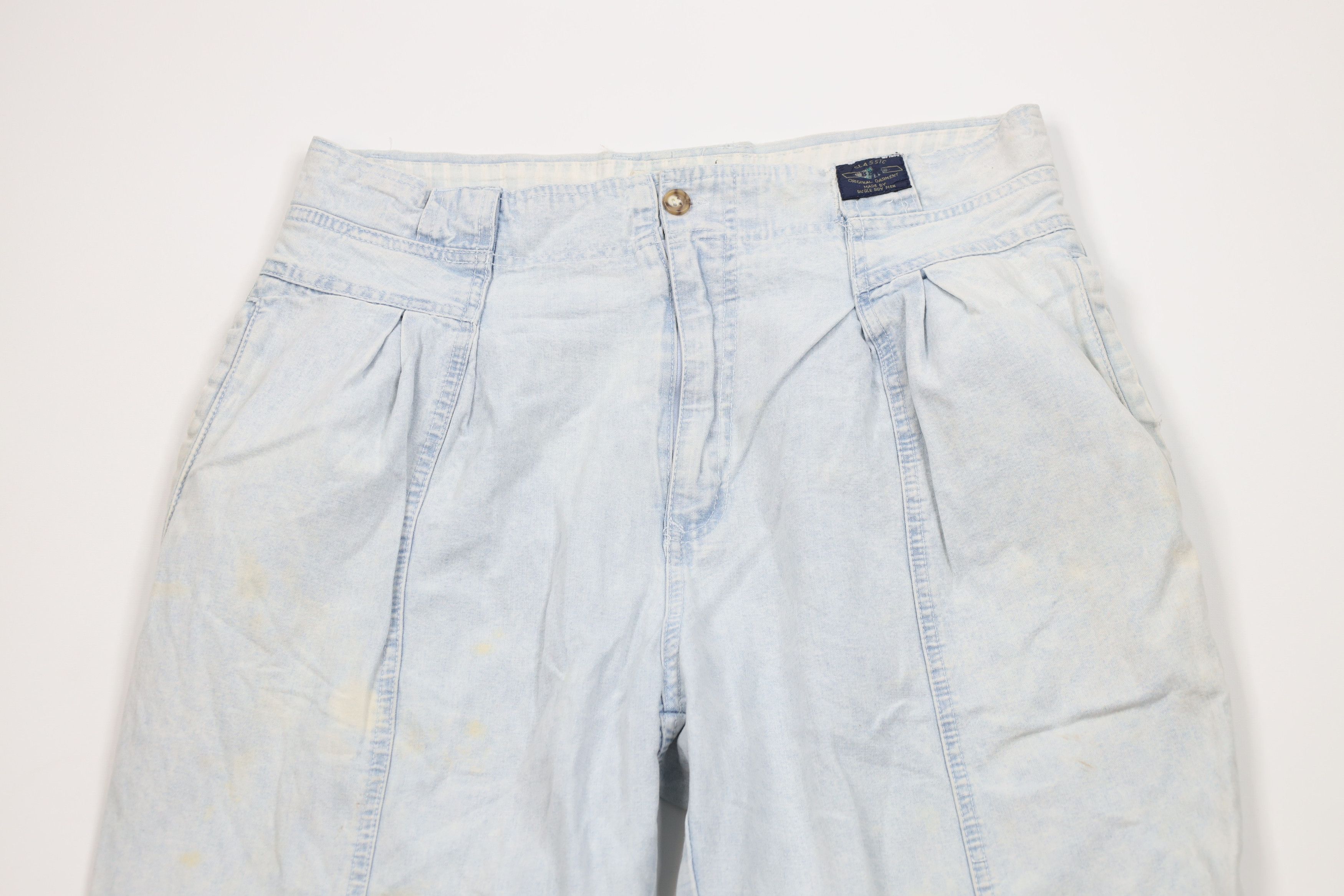 Vintage Vintage 80s 90s Bugle Boy High Waist Tapered Leg Jeans Size US 34 / EU 50 - 2 Thumbnail