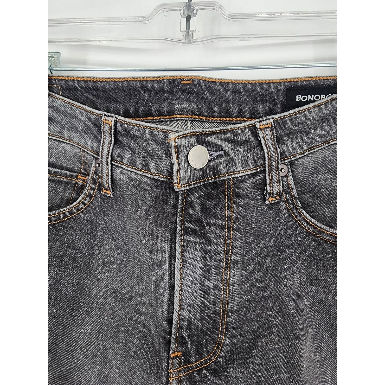 Bonobos Bonobos Men's Grey Slim Taper Fit Denim Jeans Size 32×32 Size US 32 / EU 48 - 3 Thumbnail