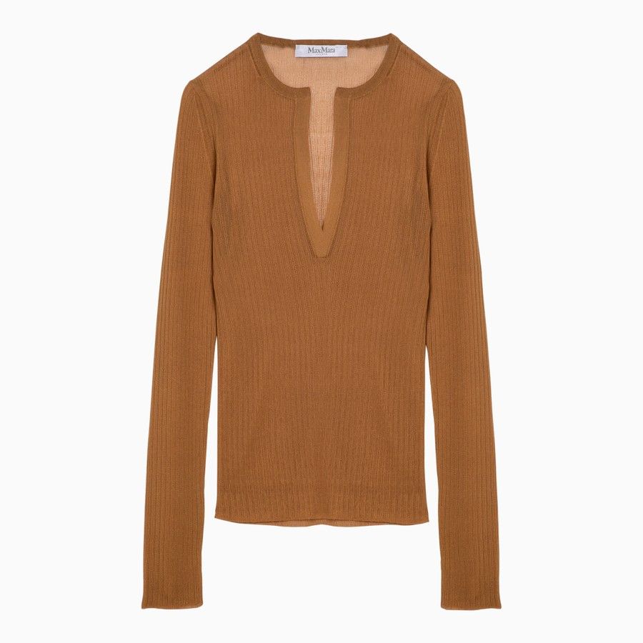 Max Mara o1d2blof0824 Jersey in Brown Size M / US 6-8 / IT 42-44 - 1 Thumbnail