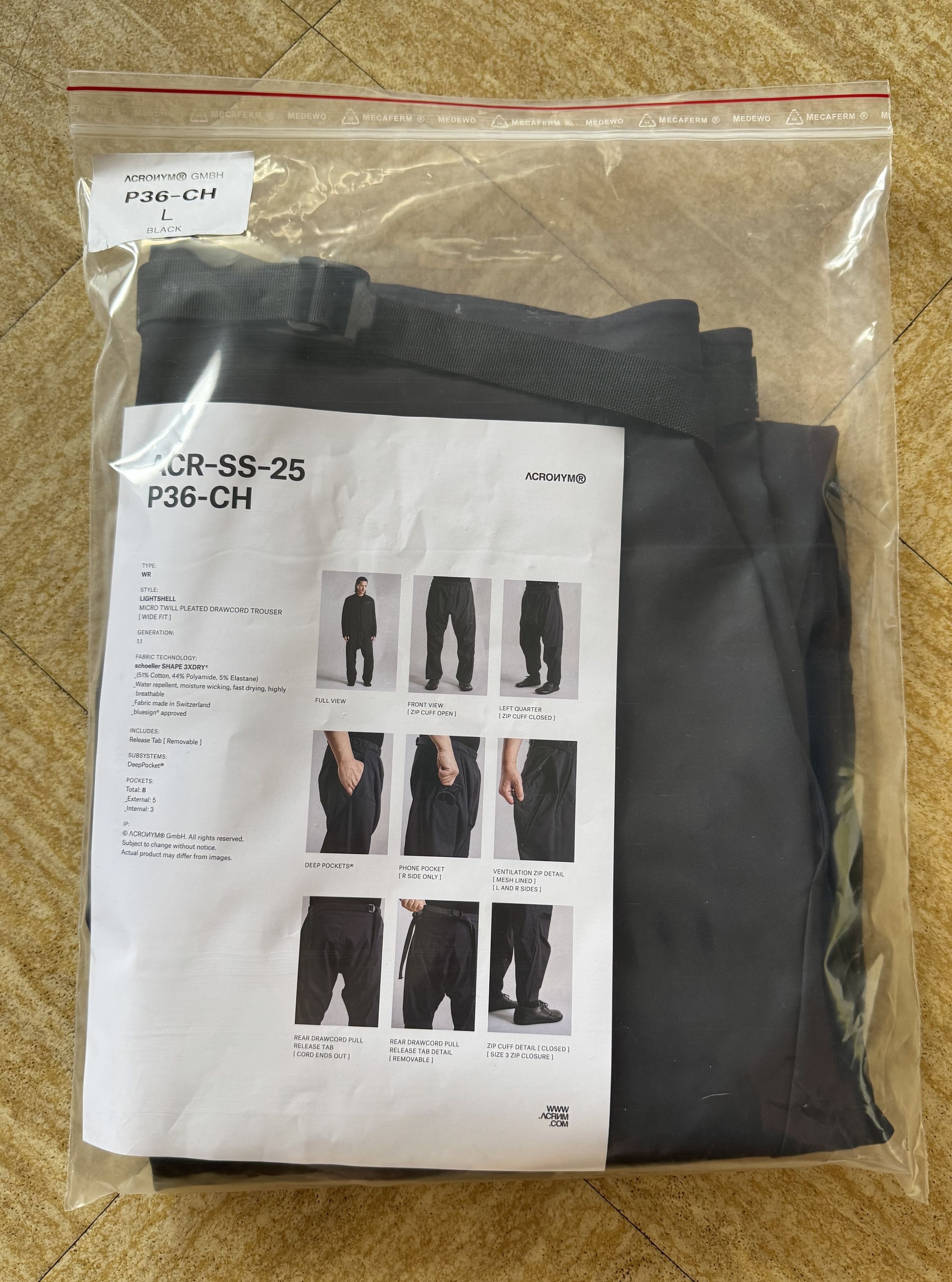Acronym Acronym P36-CH [L] Size US 36 / EU 52 - 2 Thumbnail