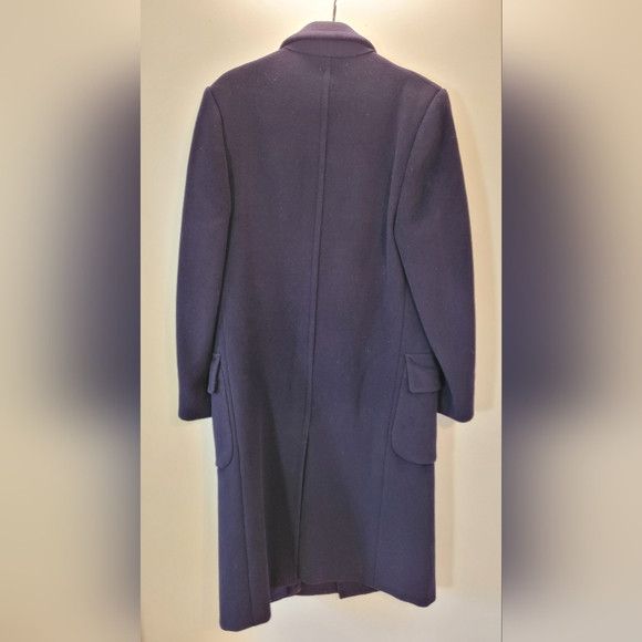 Vintage D. & E. Dalton Cashmere Long Vintage Peacoat Navy Blue - M Size US M / EU 48-50 / 2 - 6 Thumbnail