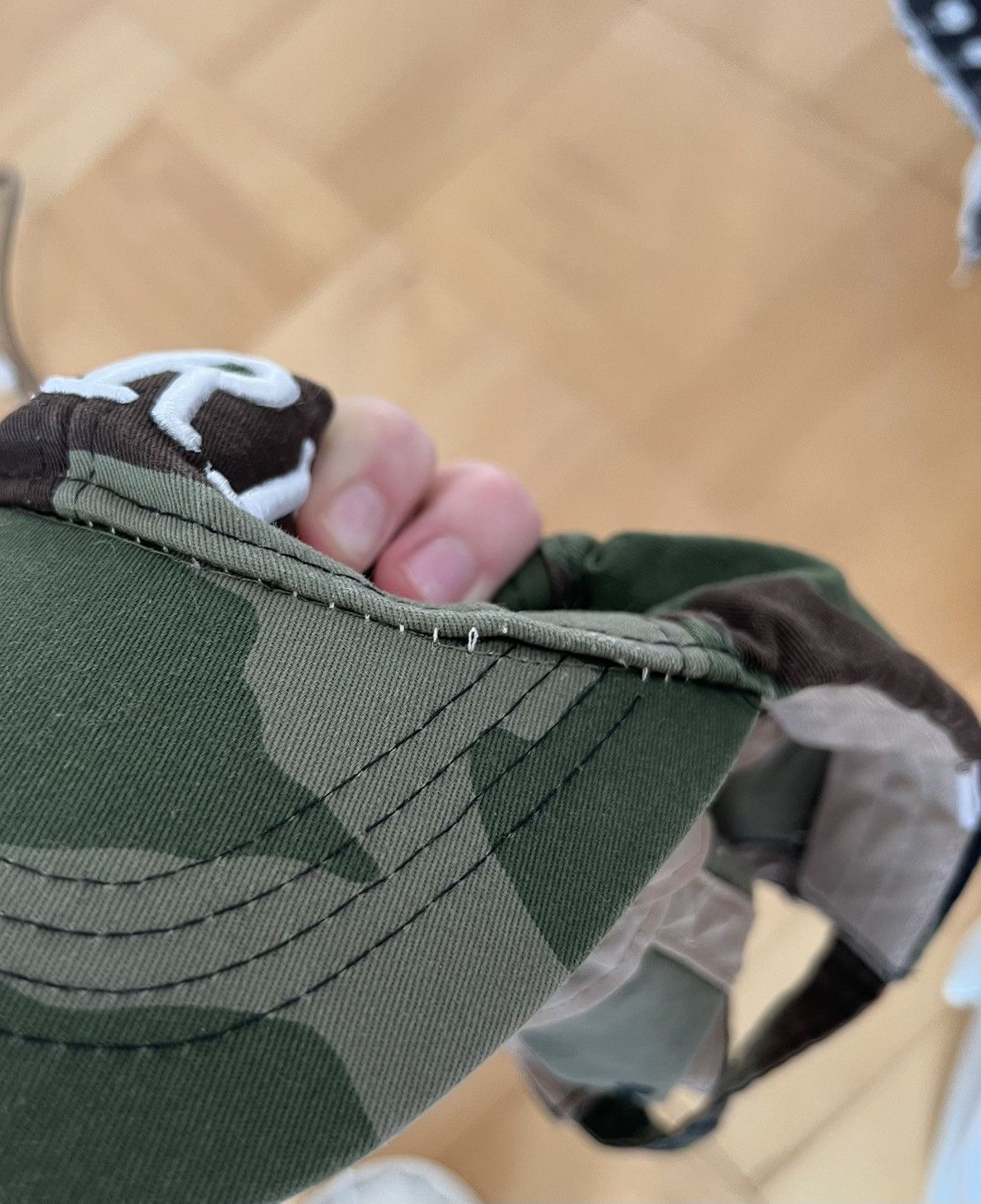 Japanese Brand × Vintage Opium Archive SWAG camo Cap Paris Y2K Vintage Size ONE SIZE - 8 Thumbnail