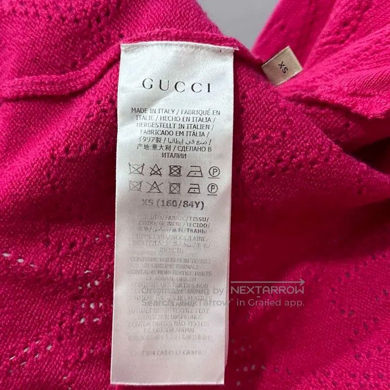 Gucci Gucci Pink hollowed-out full-print cardigan coat Size XS / US 0-2 / IT 36-38 - 5 Thumbnail