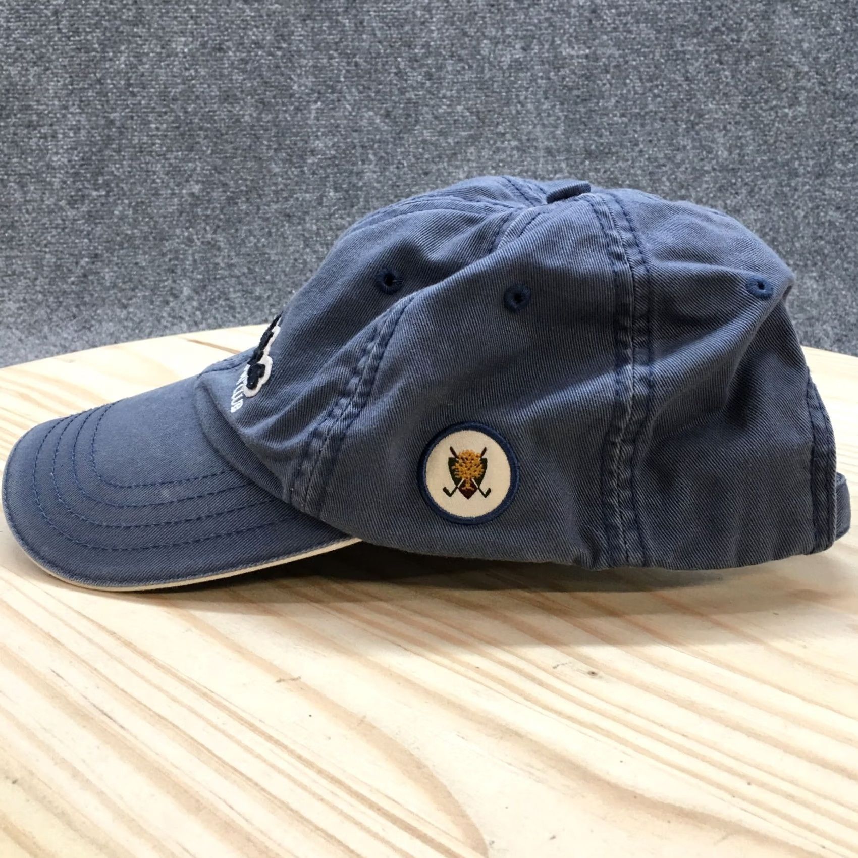 Good American American Dry Goods Burl Oaks Golf Club Baseball Cap Hat Mens One Size Blue Cotton Canvas Adjustable Lightweight Size ONE SIZE - 4 Thumbnail