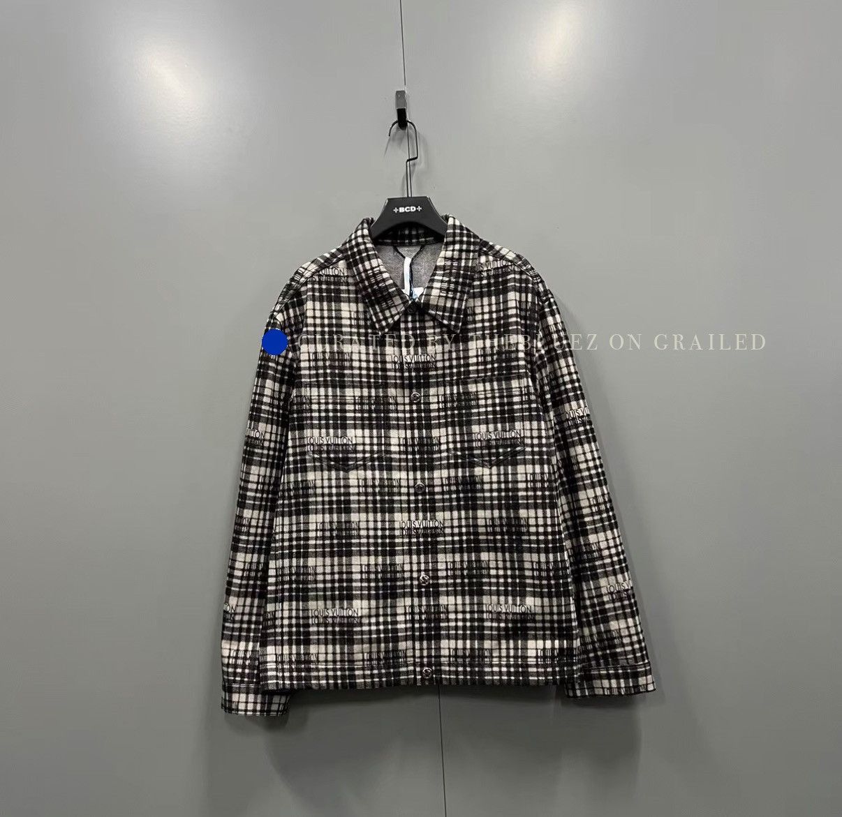 Louis Vuitton Checked All-Over Logo Button-Up Shirt Size US L / EU 52-54 / 3 - 1 Thumbnail