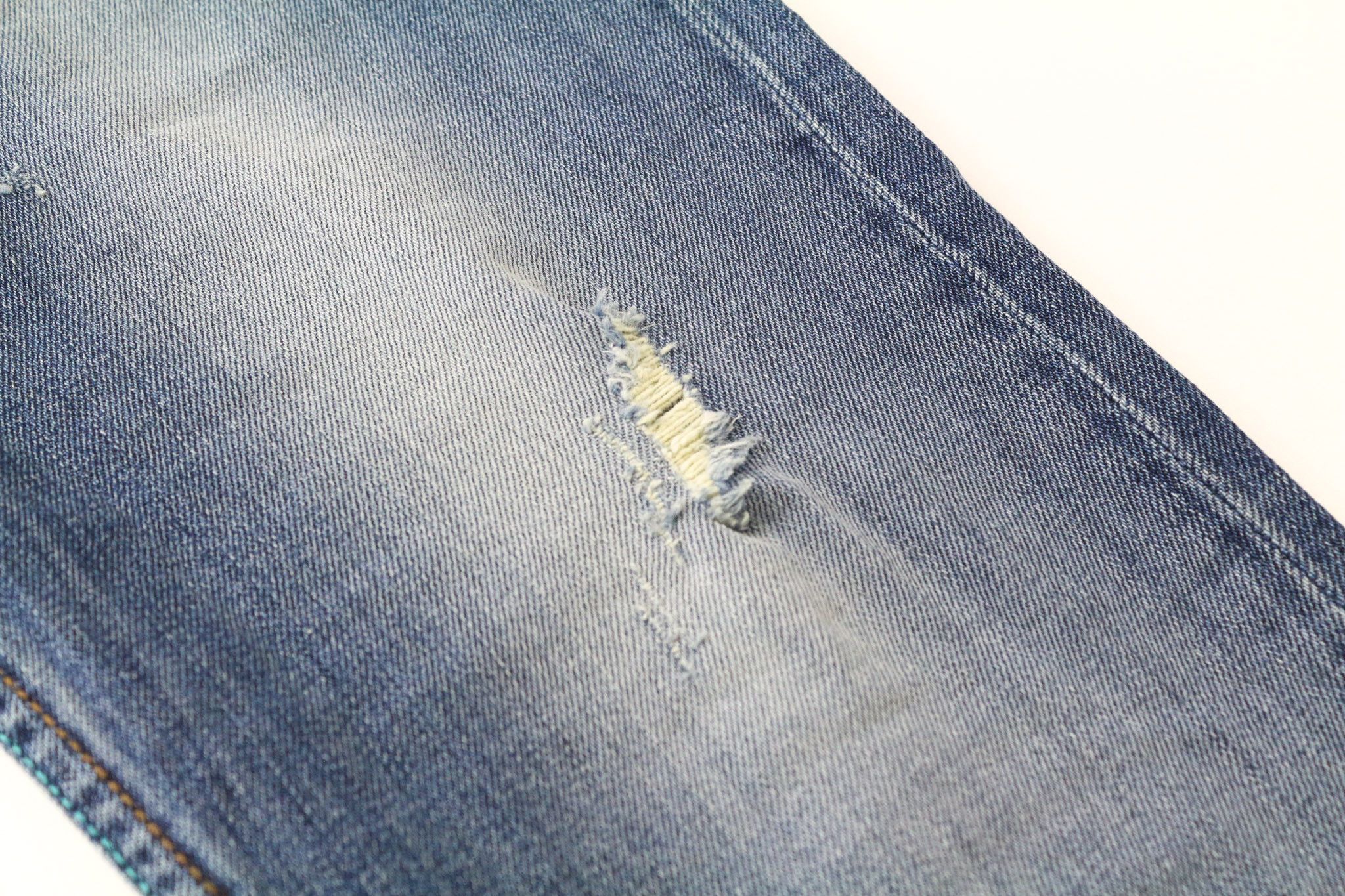 Takeshy Kurosawa TK75 W30 Blue Slim Distressed Stretch Jeans 75906 Size US 30 / EU 46 - 8 Thumbnail