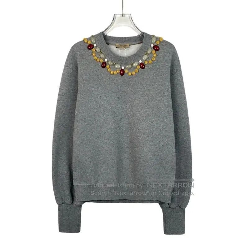 Burberry Burberry Gray Cotton Women's Sweatshirt. Size M / US 6-8 / IT 42-44 - 1 Thumbnail