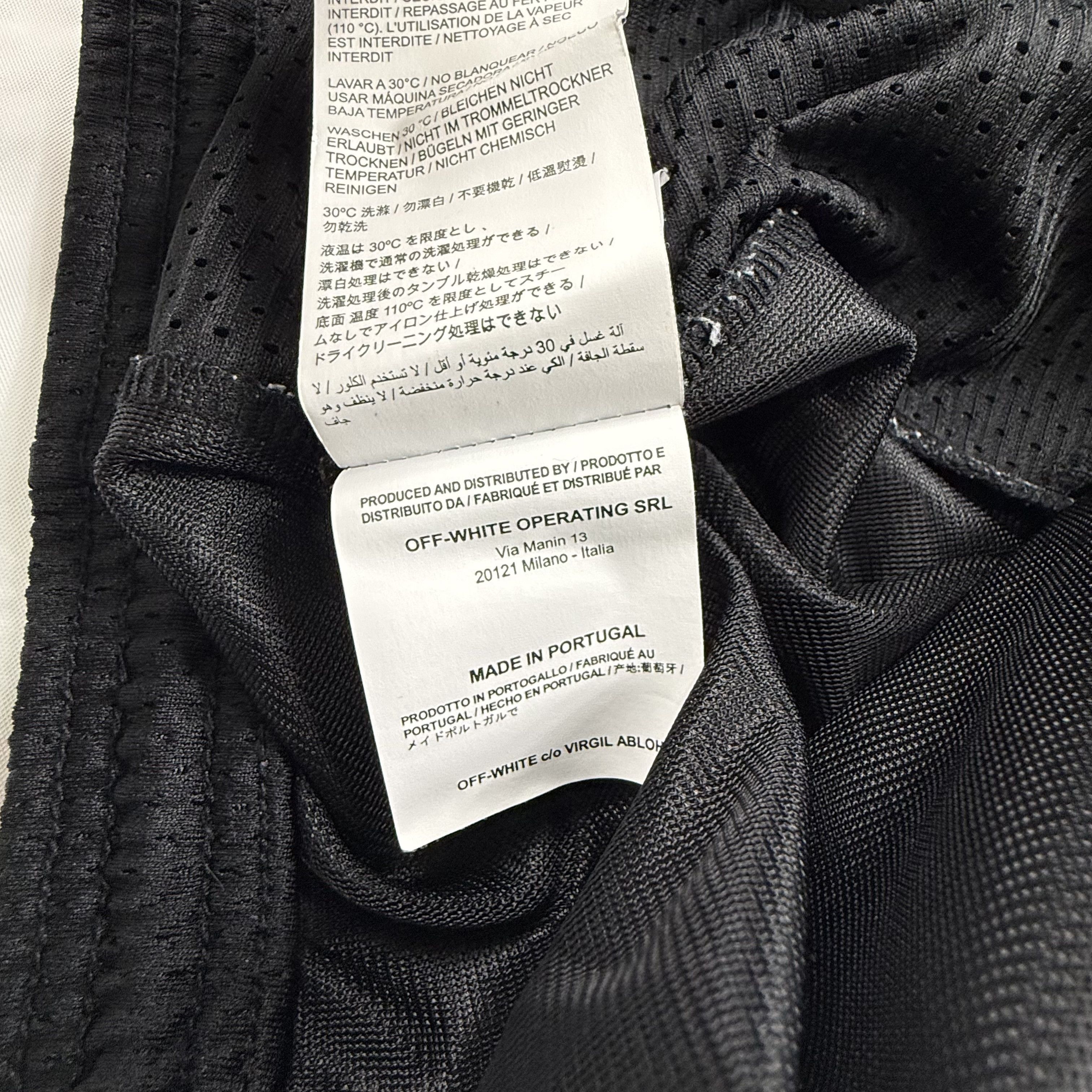 Off-White Off-White Mens Black Gradient Arrow Mesh Basketball Shorts Size US 29 - 7 Thumbnail
