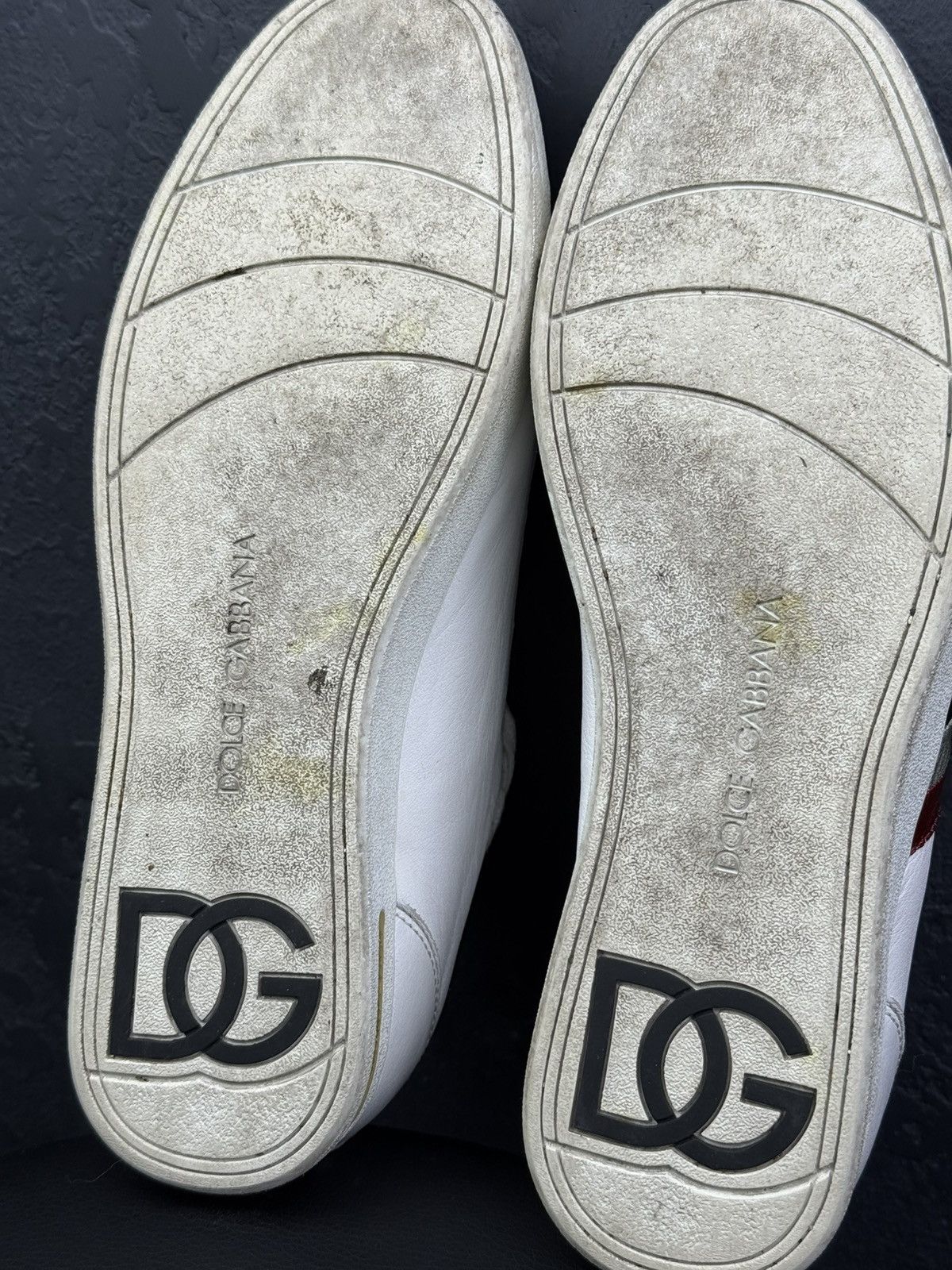 Dolce & Gabbana Dolce & Gabbana Men Leather Low-Top Sneakers Size US 7.5 / EU 40-41 - 12 Thumbnail