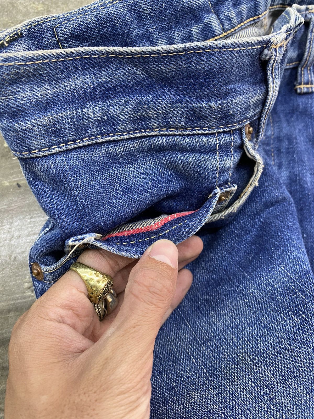 Evisu selvedge jeans iron H.R market japanese brand Size US 30 / EU 46 - 7 Thumbnail