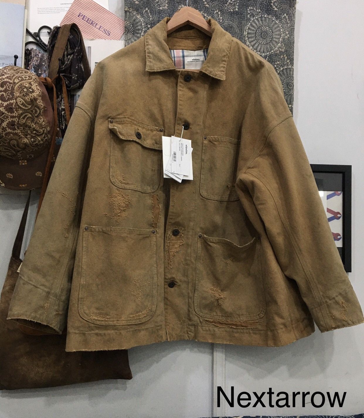 Visvim VISVIM 22SS MACRAY COVERALL CRASH soiled, damaged jacket | Grailed