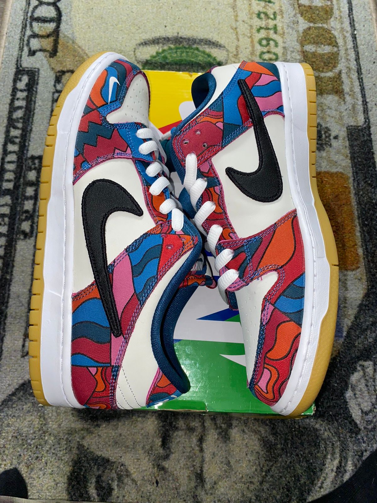 Pre-owned Jordan Nike Sb Dunk Low Pro Parra Abstract Art (2021) Shoes In Multicolor