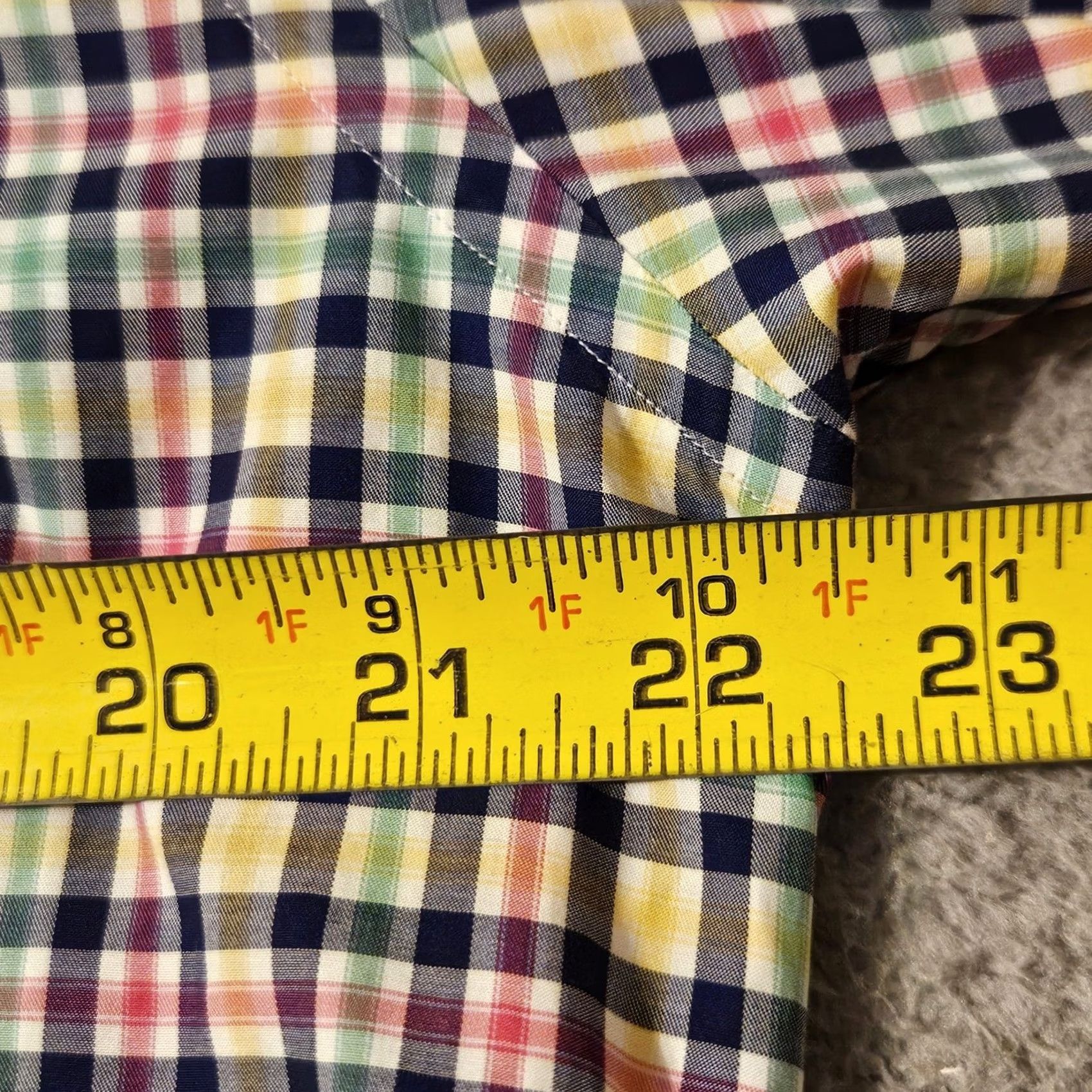 Eton Eton Shirt Men 42 16.5 Checkered Plaid Cotton Long Sleeve Contemporary Fit White Blue Green Men Size US XL / EU 56 / 4 - 7 Thumbnail