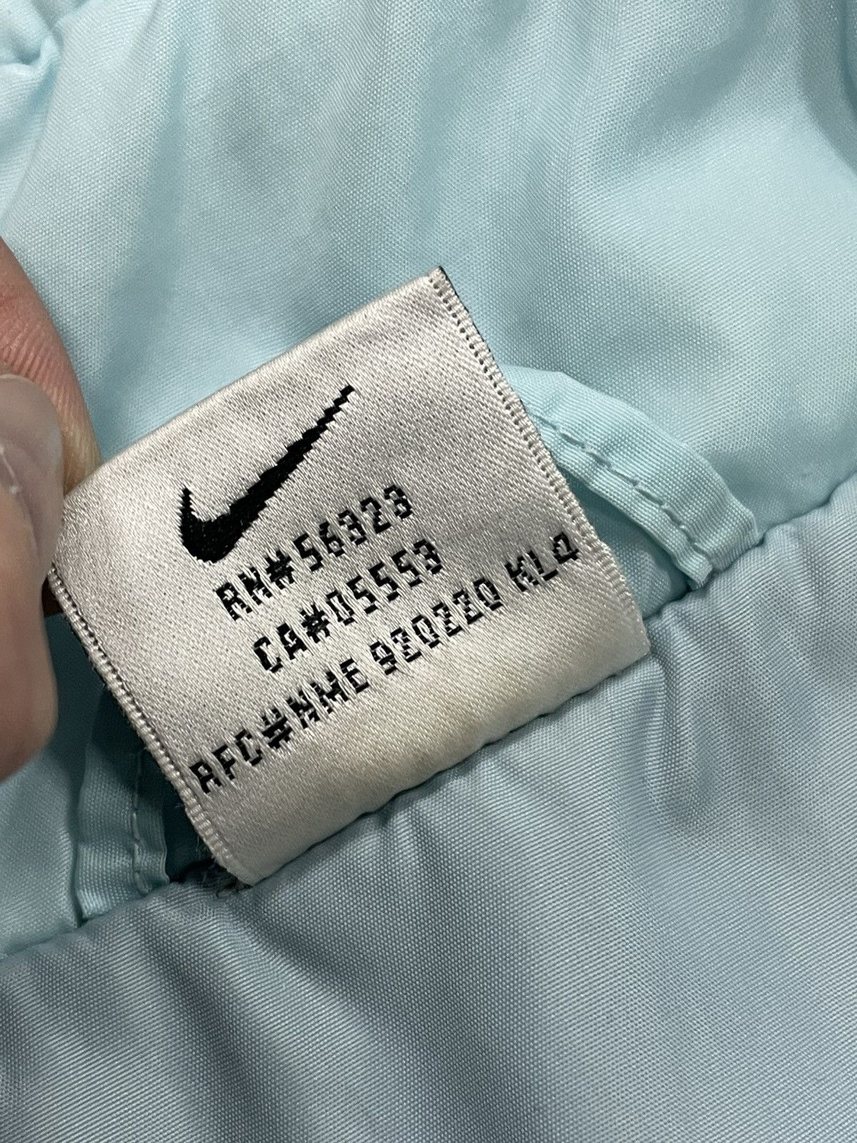 Nike Vintage Nike Big Swoosh Nylon Bomber Jacket Size US S / EU 44-46 / 1 - 10 Thumbnail