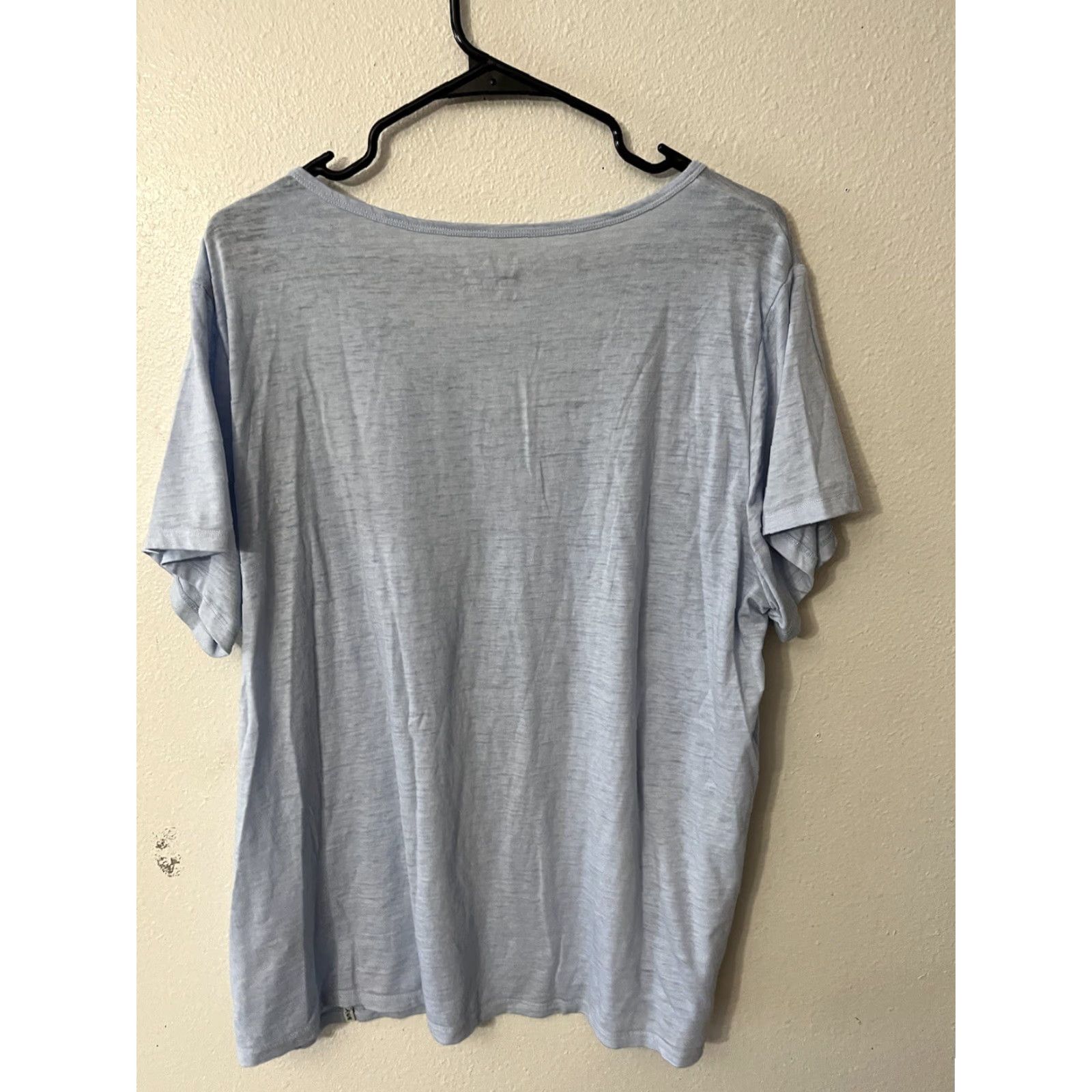 Vintage VINTAGE Marc New York by Andrew Marc Womens Top 3X Blue Performance Shirt Womens Plus Size 3X Blue Size XXL / US 16-18 / IT 52-54 - 2 Thumbnail