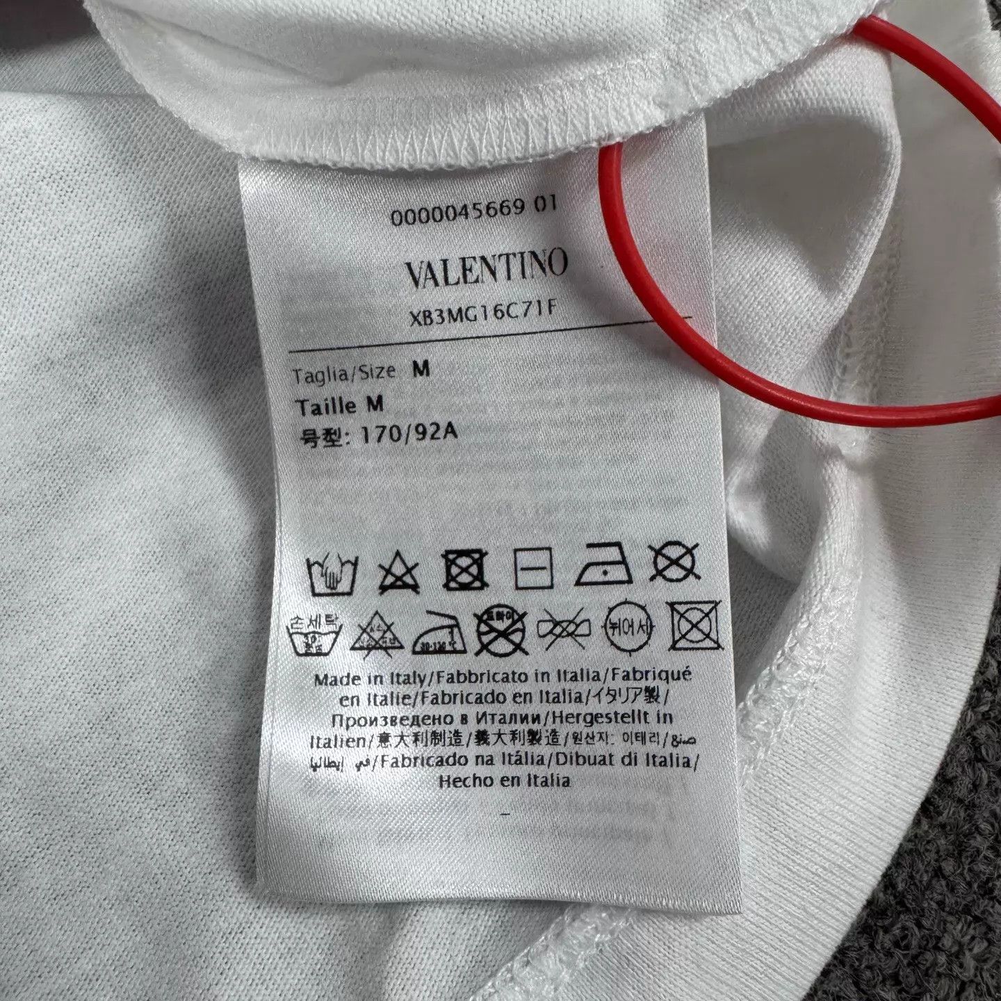 Valentino Valentino White Colorful V Logo Short Sleeve T-Shirt M Size US M / EU 48-50 / 2 - 6 Thumbnail