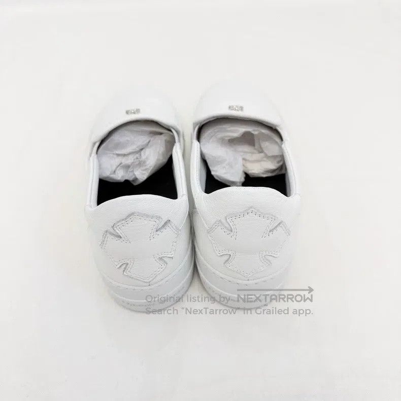 Chrome Hearts CHROME HEARTS Size 38 White full leather sword loafers Size US 5.5 / EU 38 - 2 Thumbnail