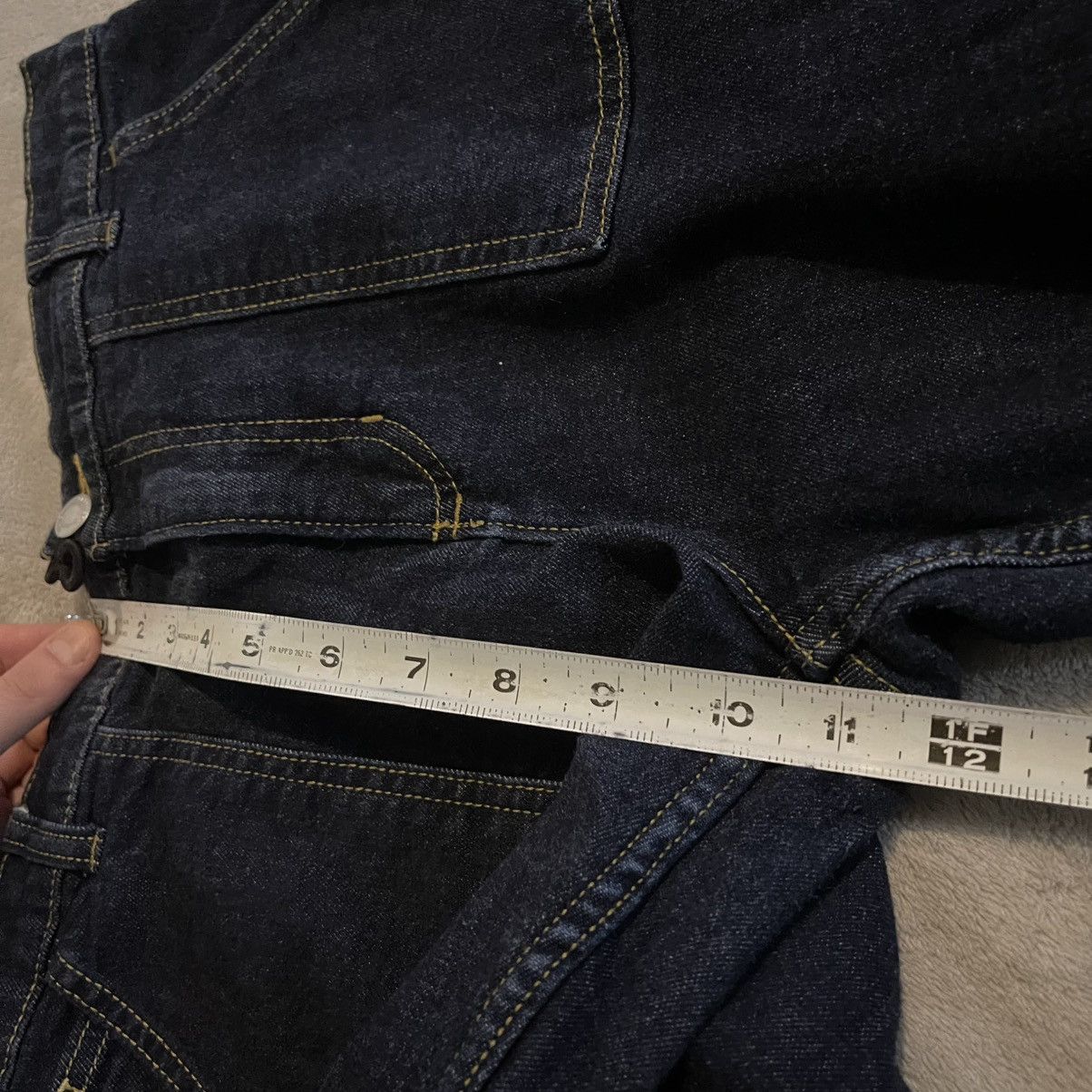 Other Free Assembly Womens Carpenter Jeans Size 16 Straight Leg Size 38" / US 16 / IT 52 - 6 Thumbnail
