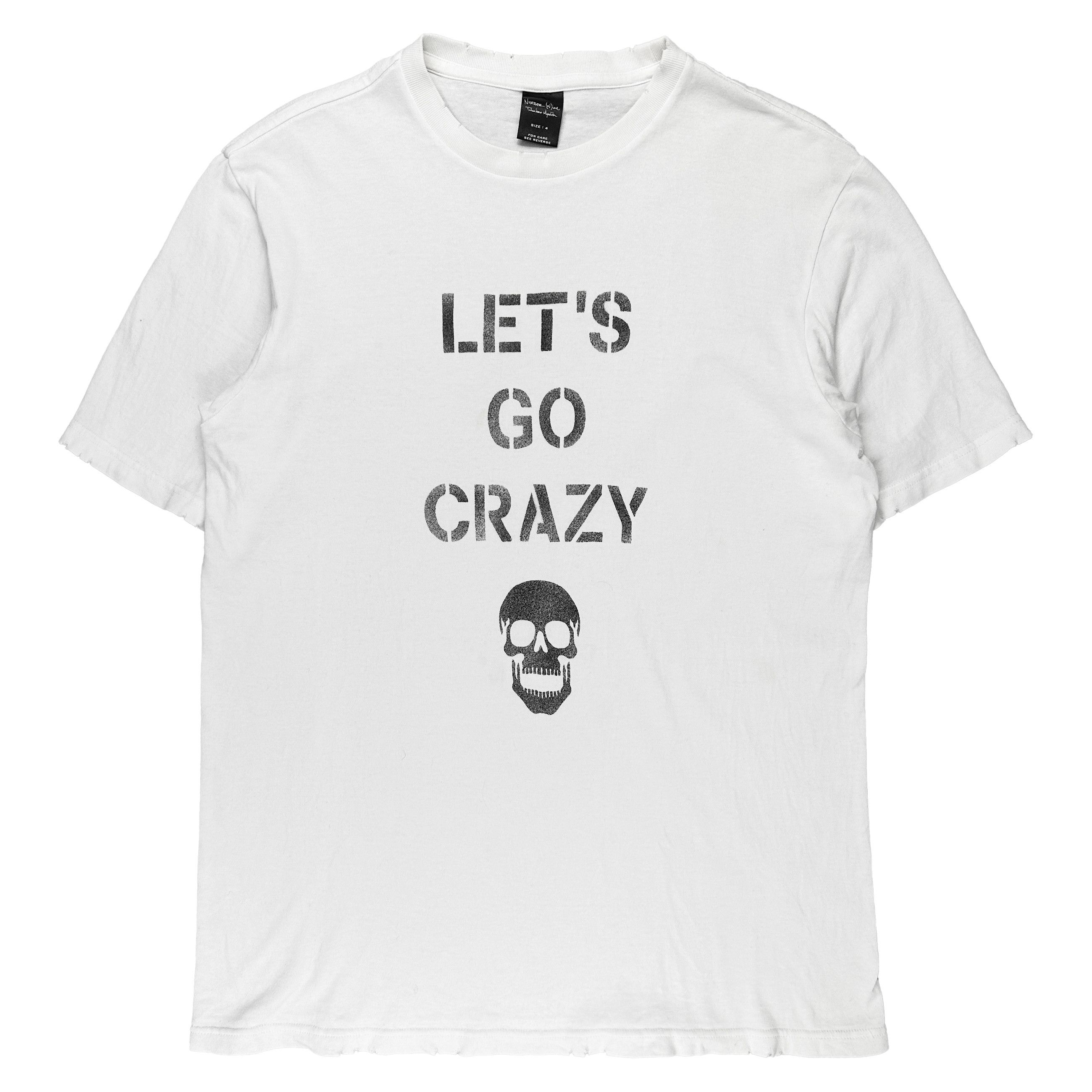 ナンバーナイン　let’s go crazy t シャツ Number (N)ine Let's Go Crazy Tee | eBay