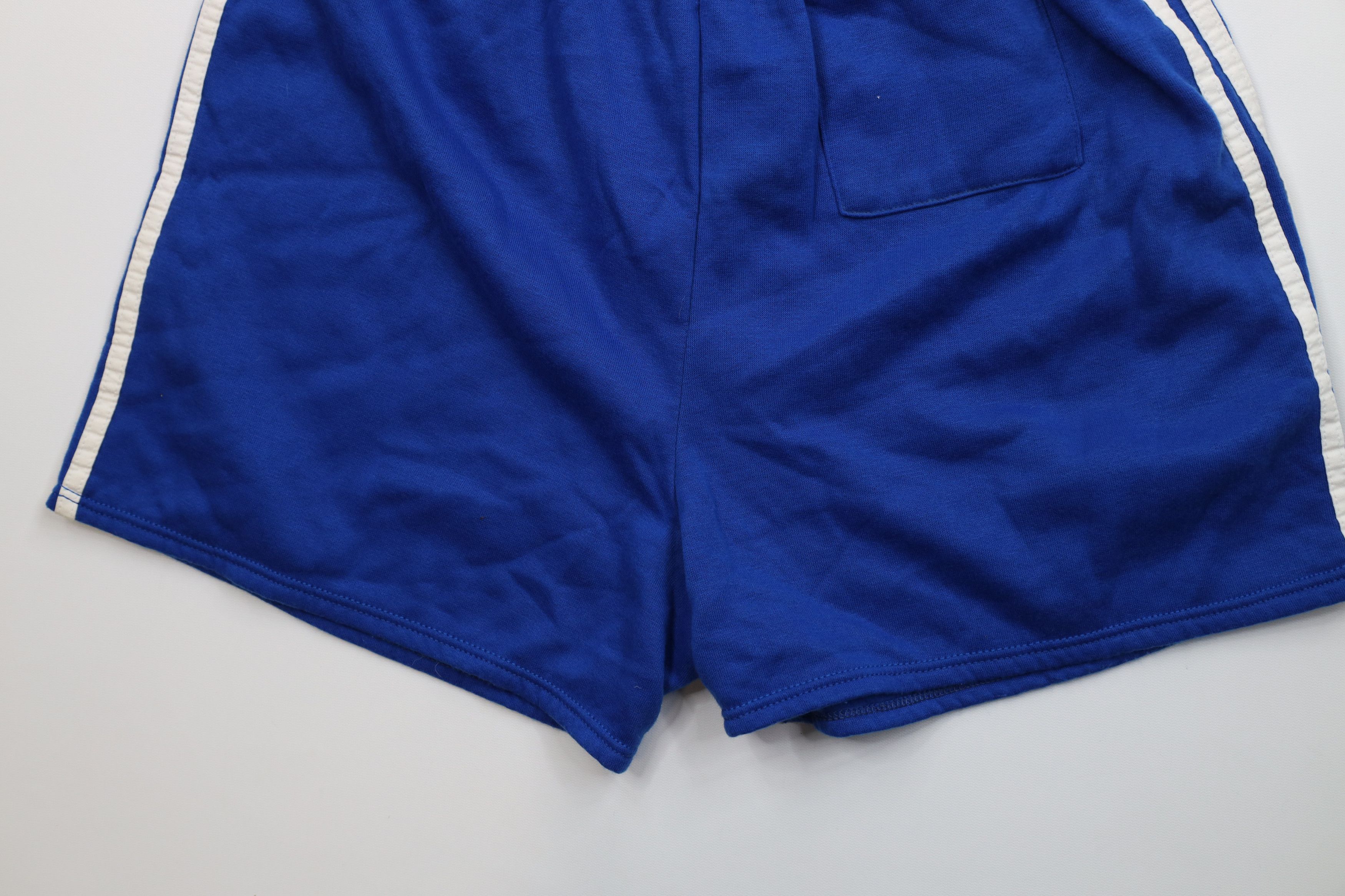 Vintage Vintage 70s 80s Streetwear Sweatpants Short Shorts Blue USA Size US 36 / EU 52 - 11 Thumbnail