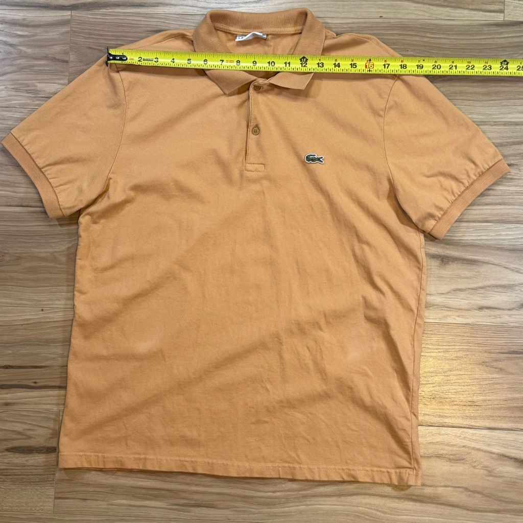 Lacoste Lacoste Men’s Polo Shirt Tan US XXL FR 7 Size US XXL / EU 58 / 5 - 4 Thumbnail