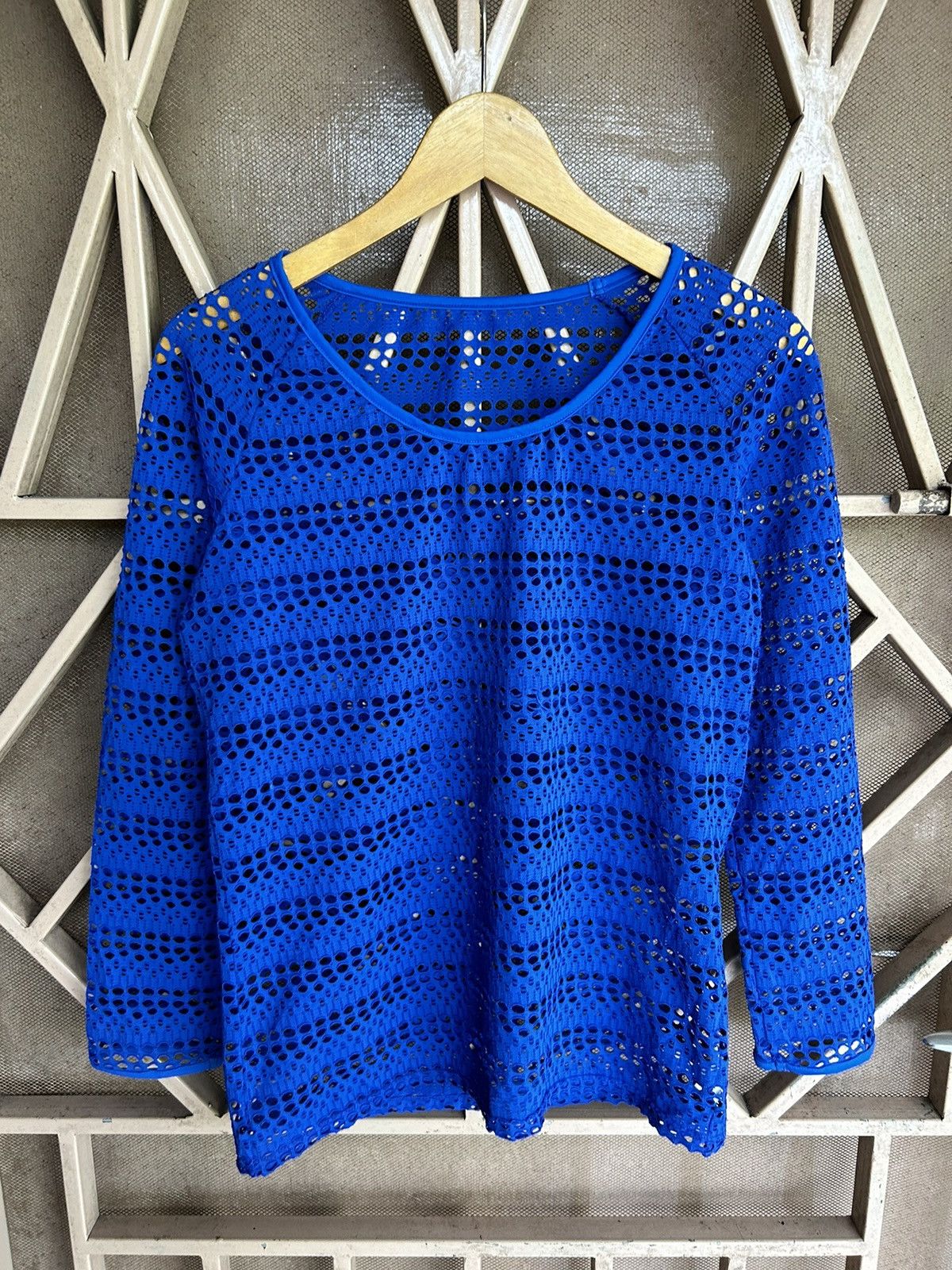 Japanese Brand 💸BINDINGOFFER💸Japanese Open Knitted Long Sleeve Size US M / EU 48-50 / 2 - 1 Thumbnail