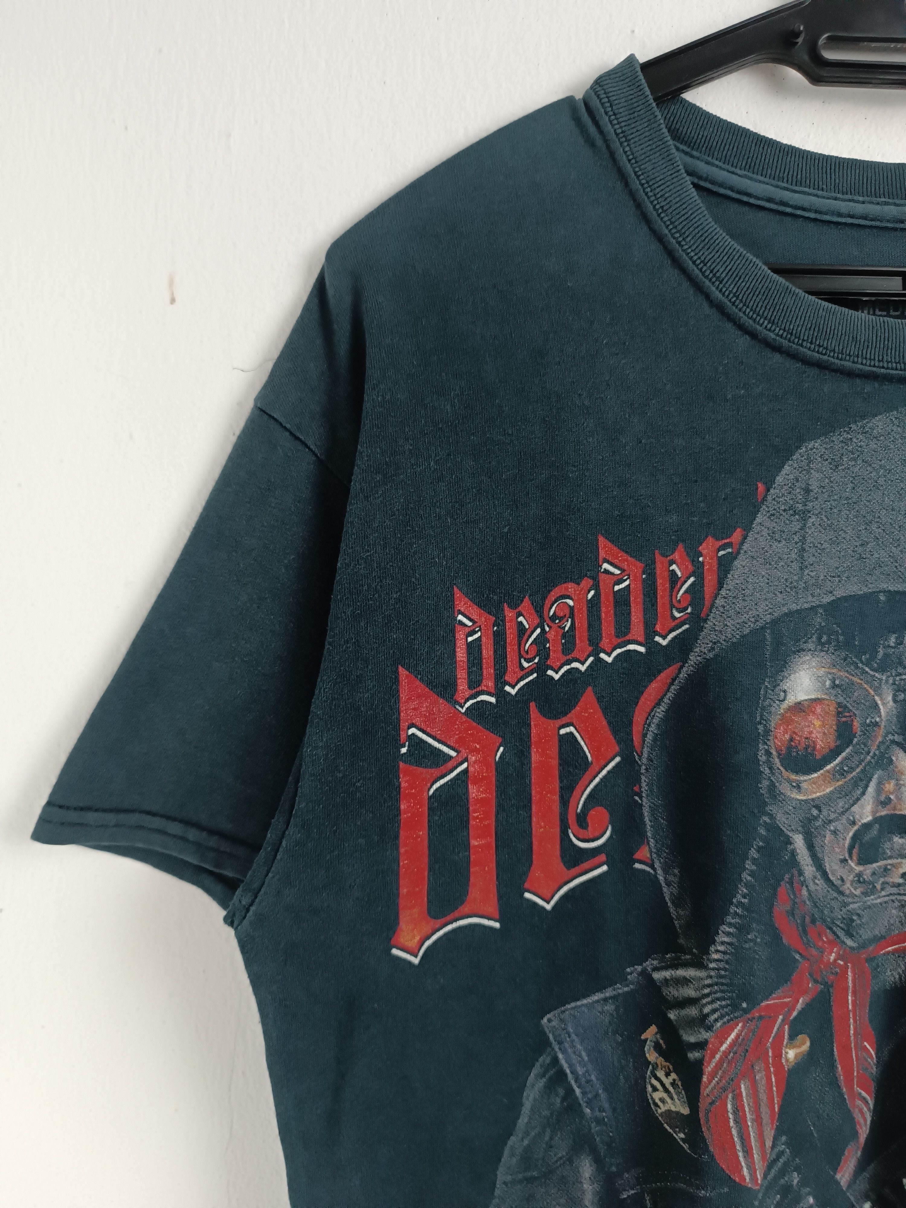 Vintage VINTAGE DEADEND DEATHLESS PUNK METAL MASK ROCK TEE Size US M / EU 48-50 / 2 - 5 Thumbnail