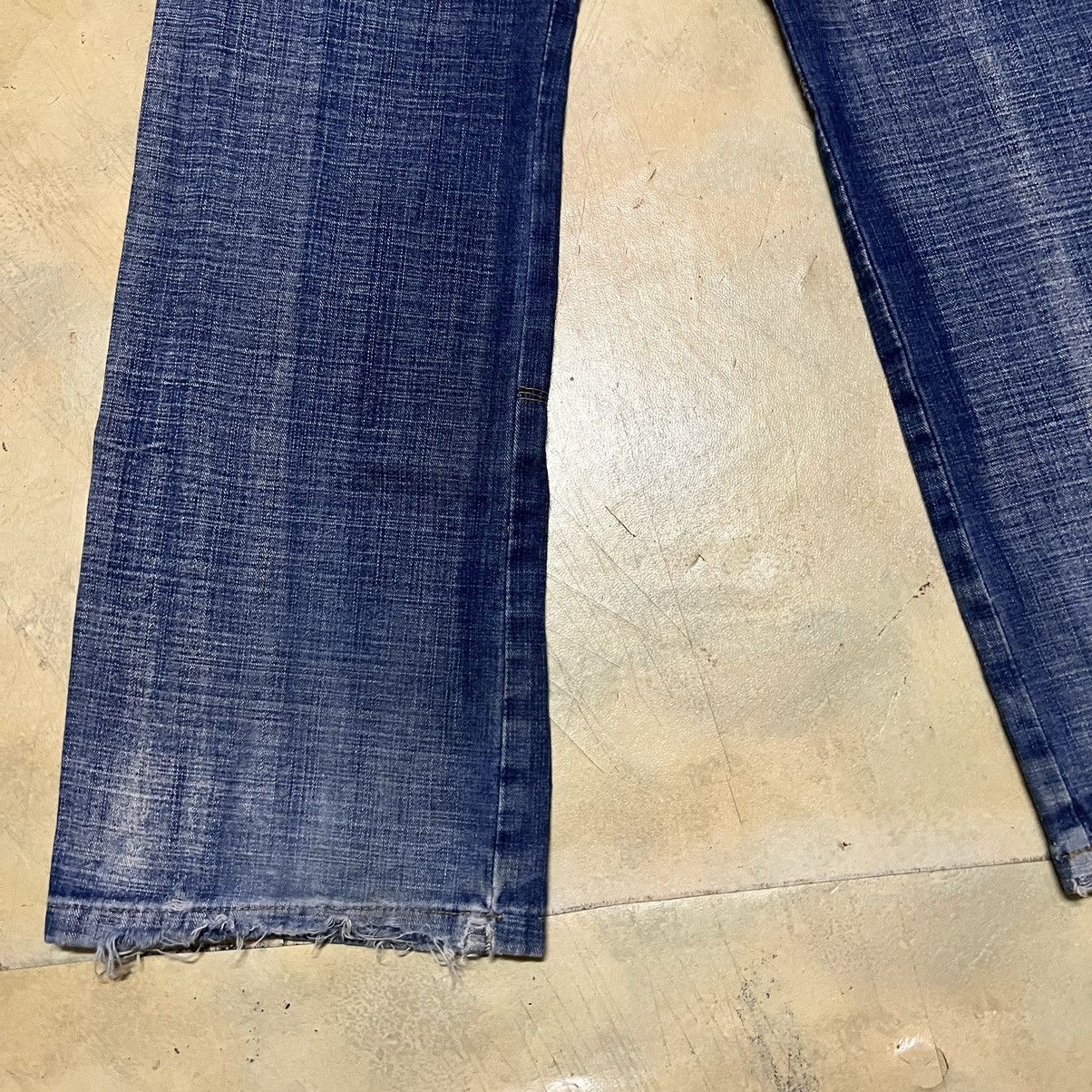 Japanese Brand Japanese Brand Multipockets Distressed Style Denim Jeans Size US 35 - 19 Thumbnail