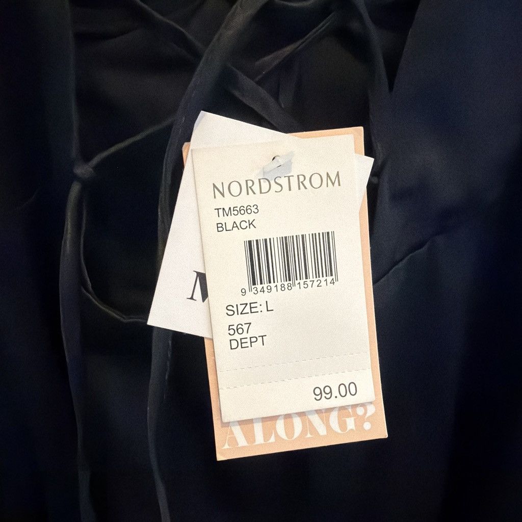 Nordstrom Black Dress Size L / US 10 / IT 46 - 4 Thumbnail