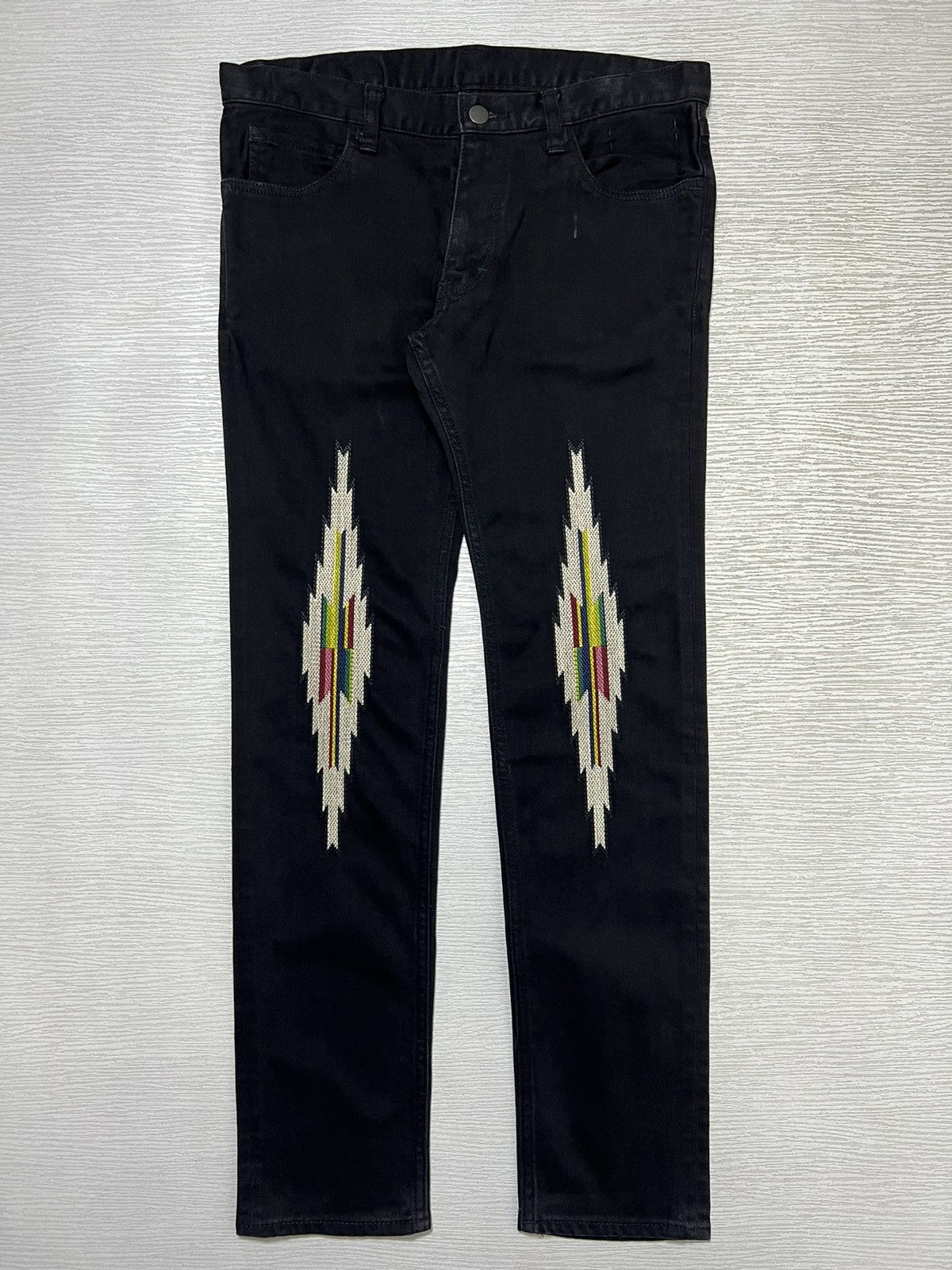 number (n)ine pain  デニム NUMBER (N)INE SS04 DOUBLE POCKET “PAIN” WASHED BLACK DENIM