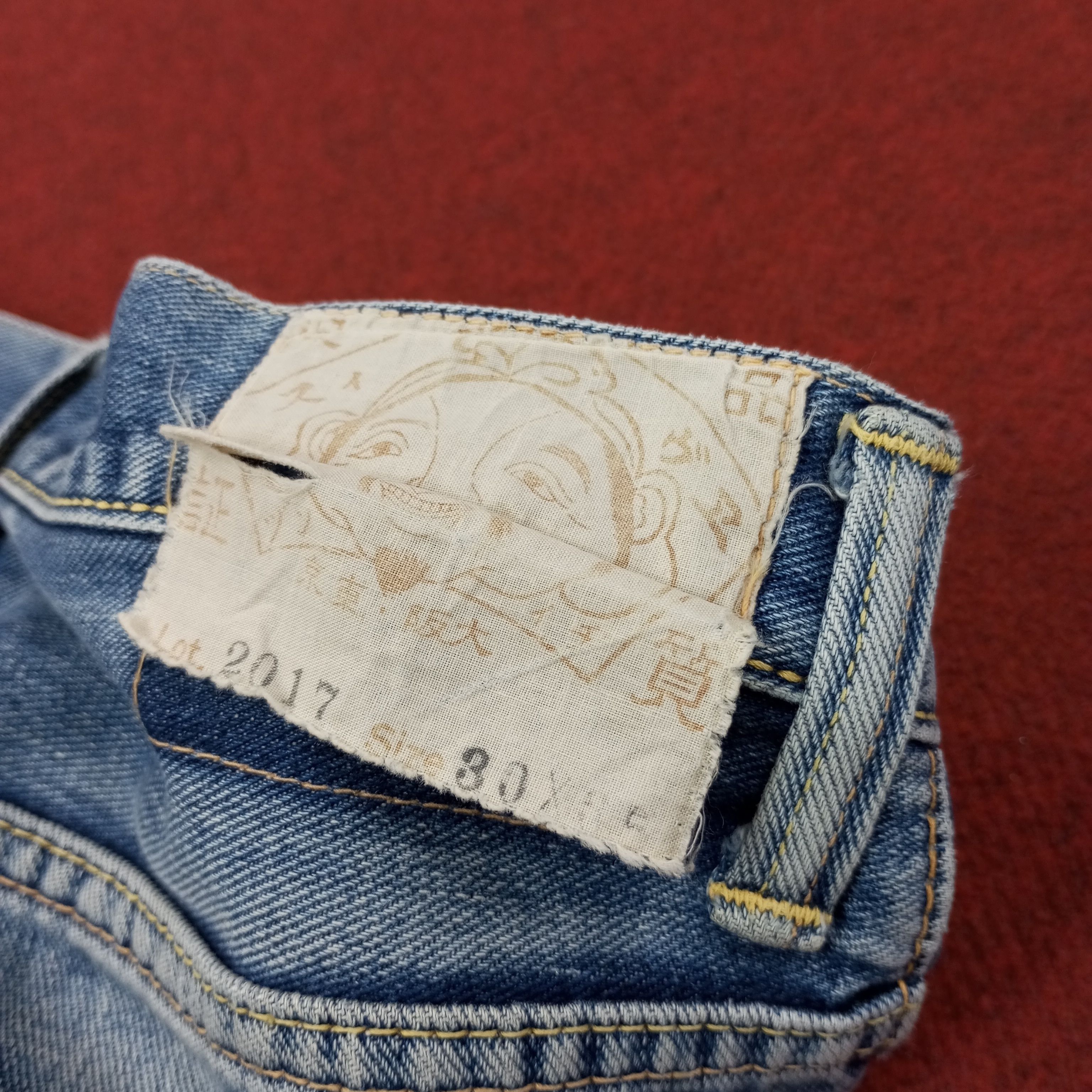 Evisu Vintage Evis Japanese Brand Custom Daicock Jeans c244n1 Size US 30 / EU 46 - 15 Thumbnail