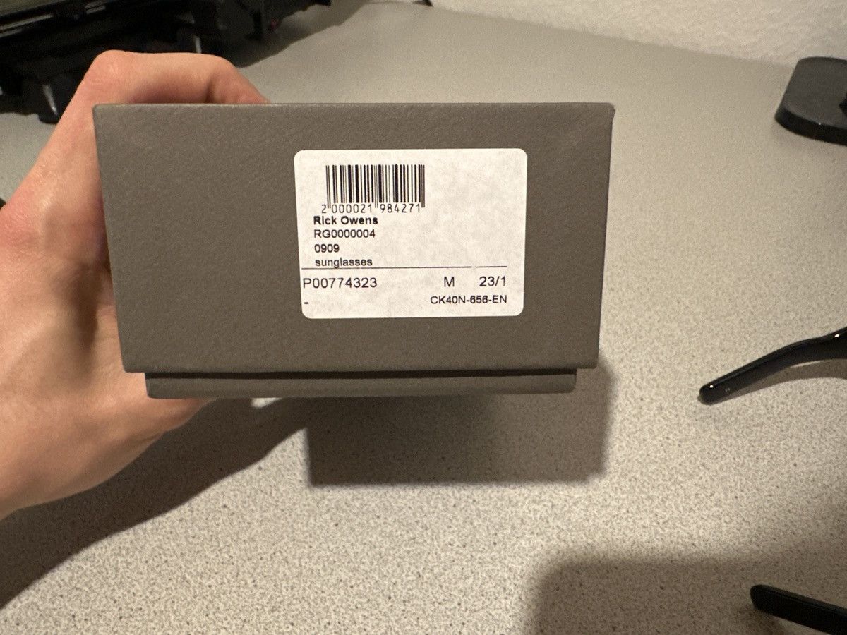 Rick Owens Rick Owens Gene Sunglasses Size ONE SIZE - 6 Thumbnail