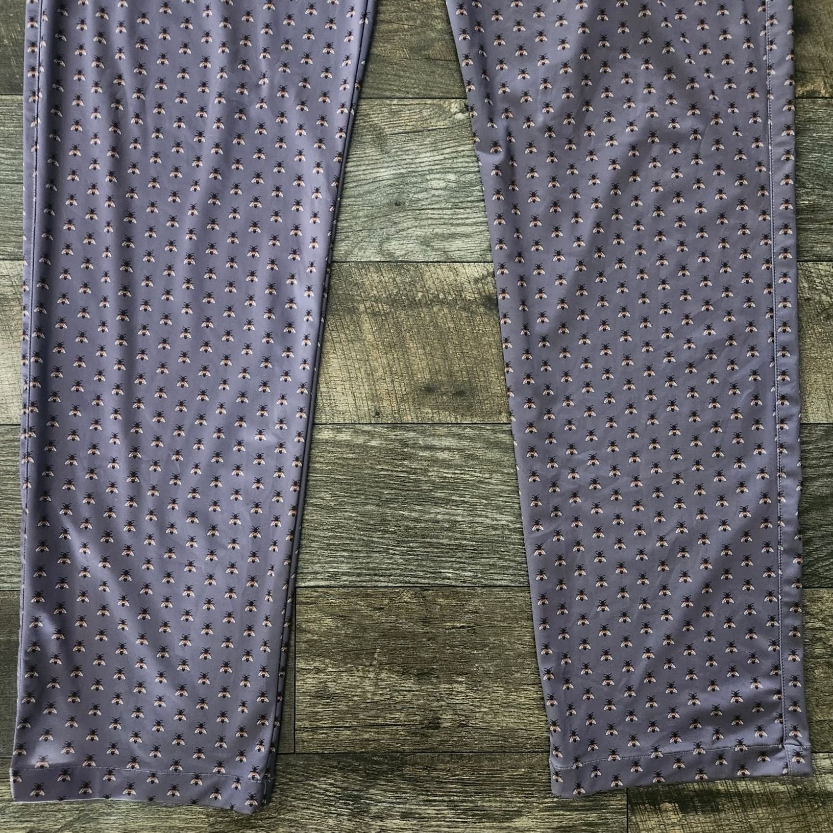 Vintage Greyson Montauk Pants Mens 38x32 Golf Stretch Performance Queen Bee AOP Animals Size US 38 / EU 54 - 2 Thumbnail