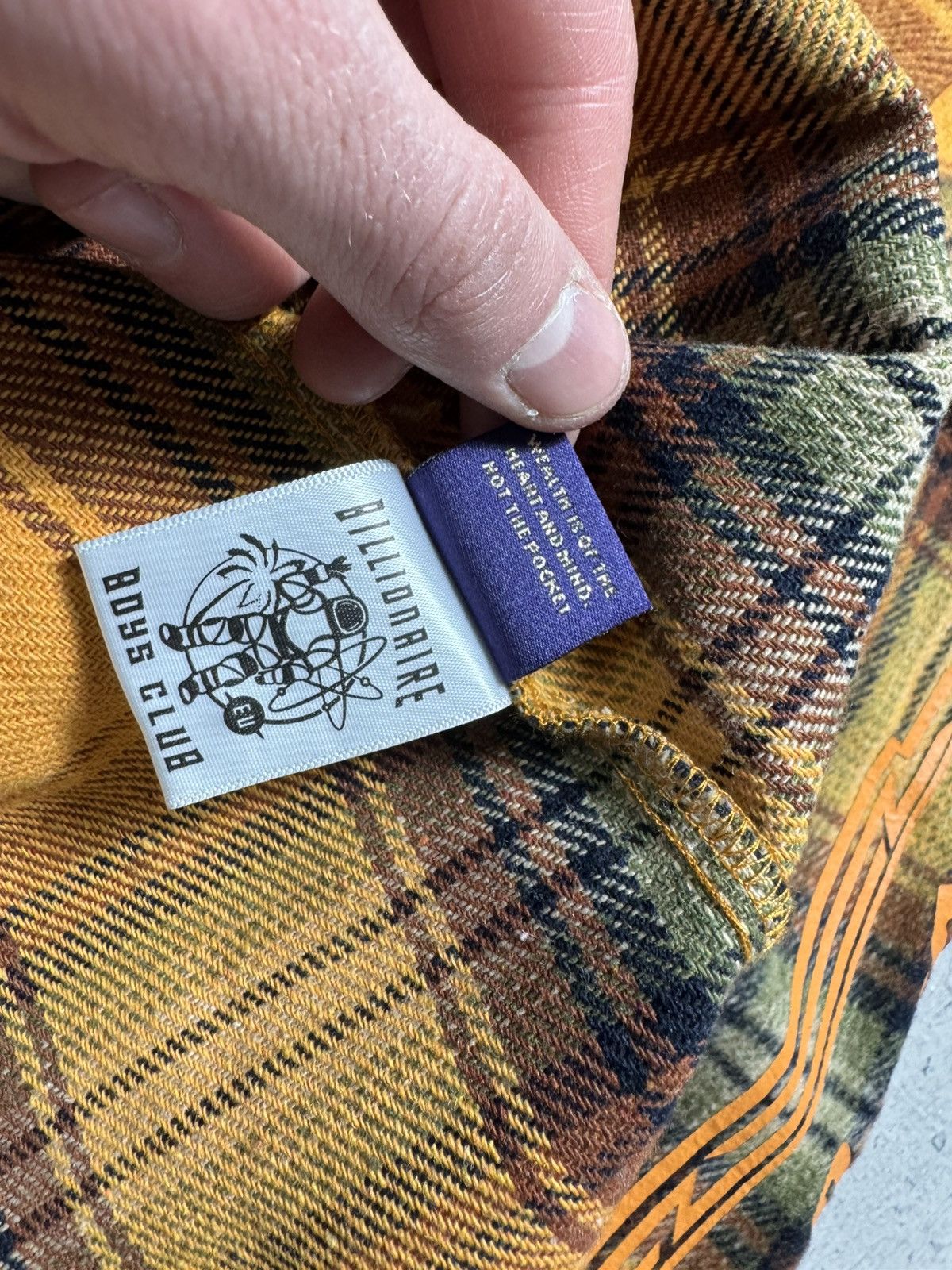 Billionaire Boys Club Billionaire Boys Club Astronaut New Flannel Button Up Shirt Size US L / EU 52-54 / 3 - 13 Thumbnail