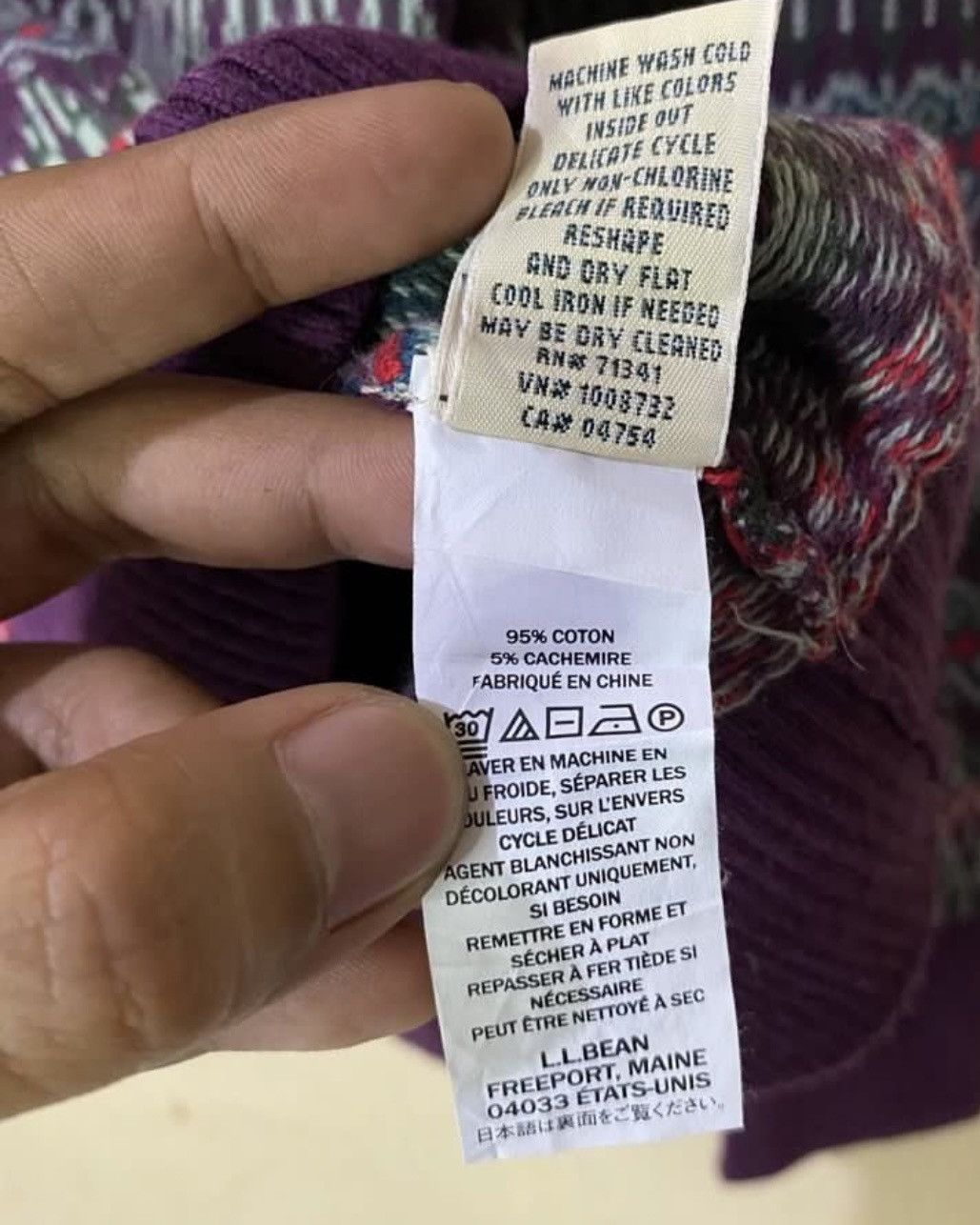 Japanese Brand Japanese LL Bean Knitwear Size US XS / EU 42 / 0 - 5 Thumbnail