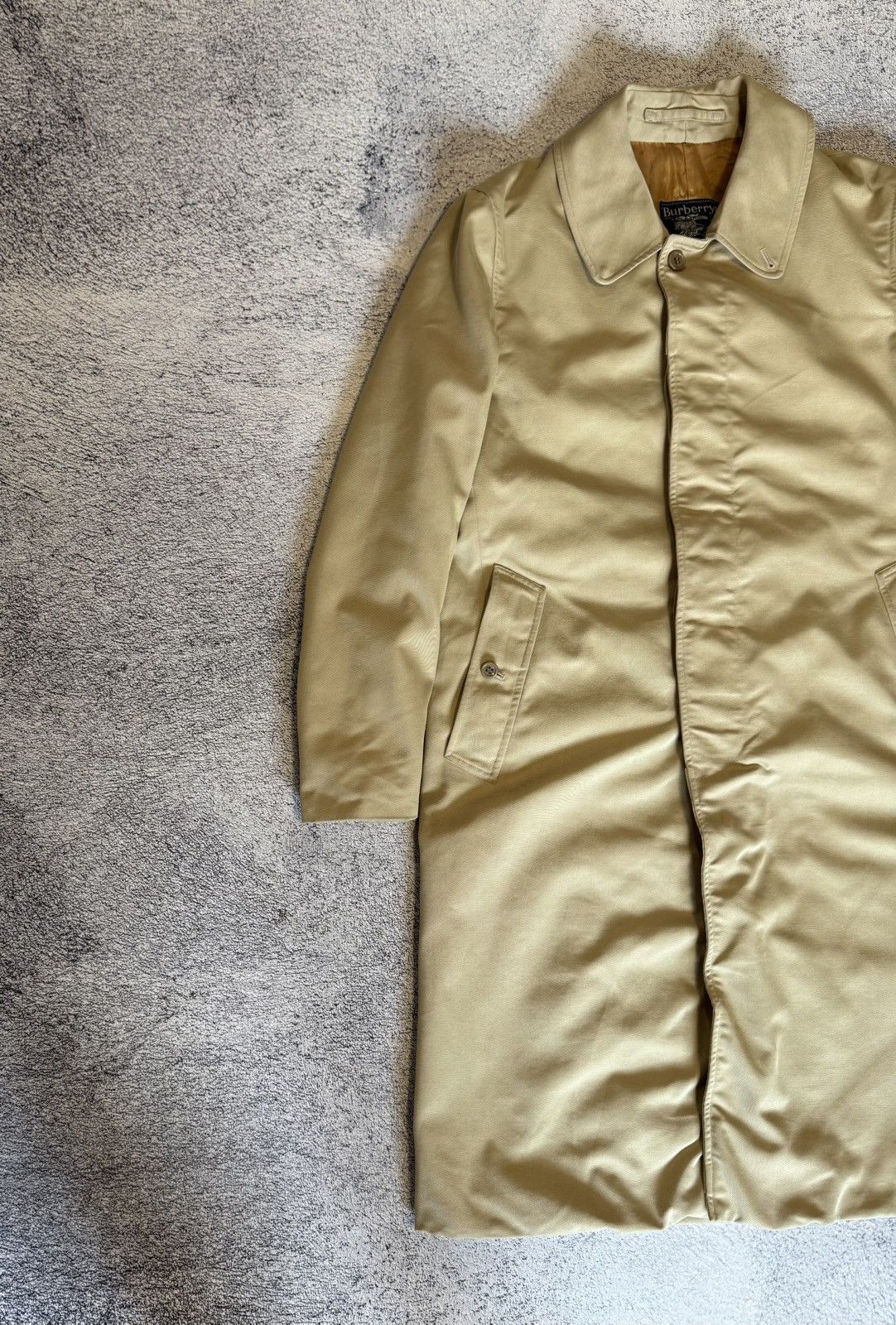 Burberry Burberrys Men Vintage Beige Trench Coat Nova Check Size US S / EU 44-46 / 1 - 7 Thumbnail