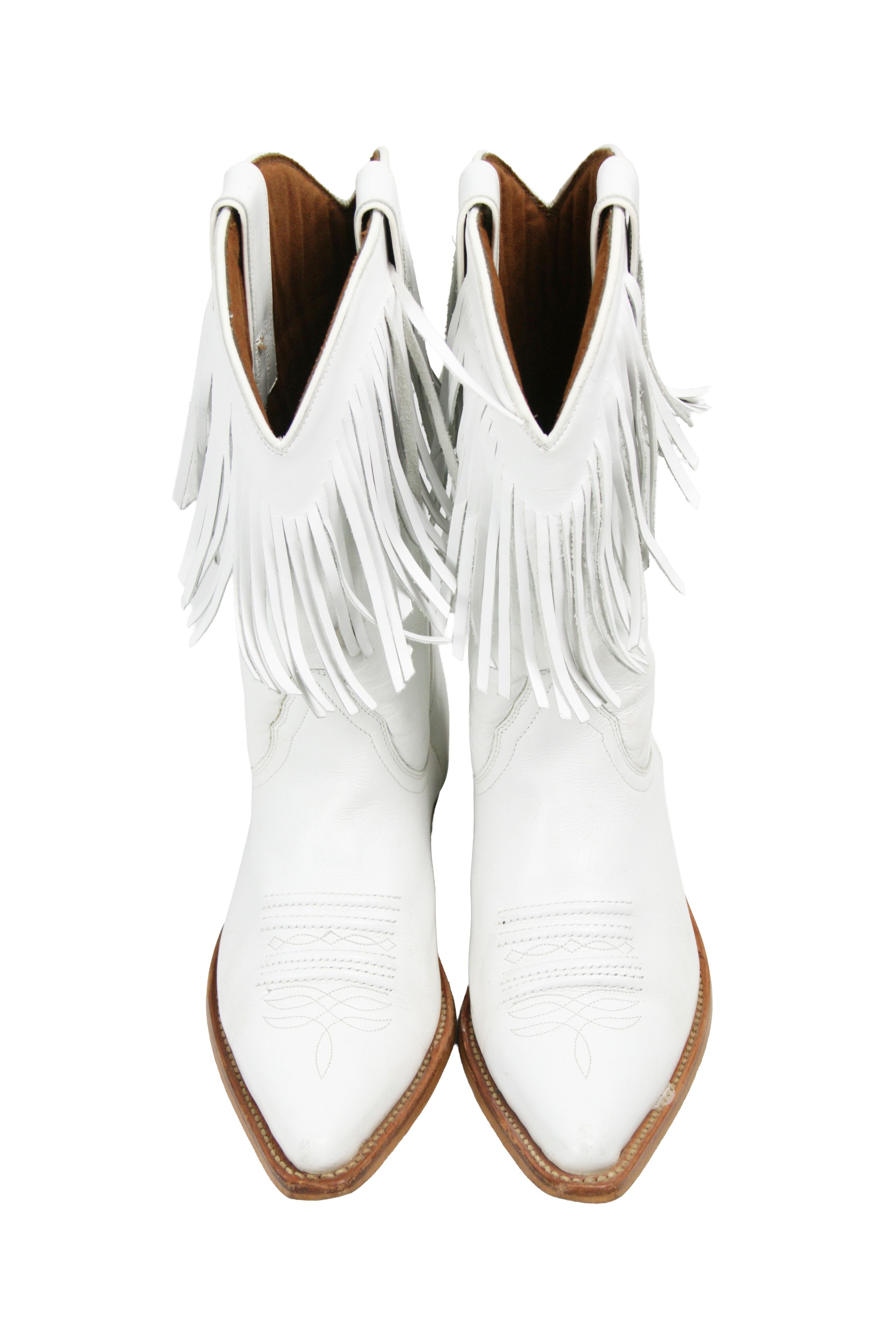 Sancho Boots 00S Y2K Cowboy Western Fringe Boots Vintage Size US 8 / IT 38 - 9 Thumbnail